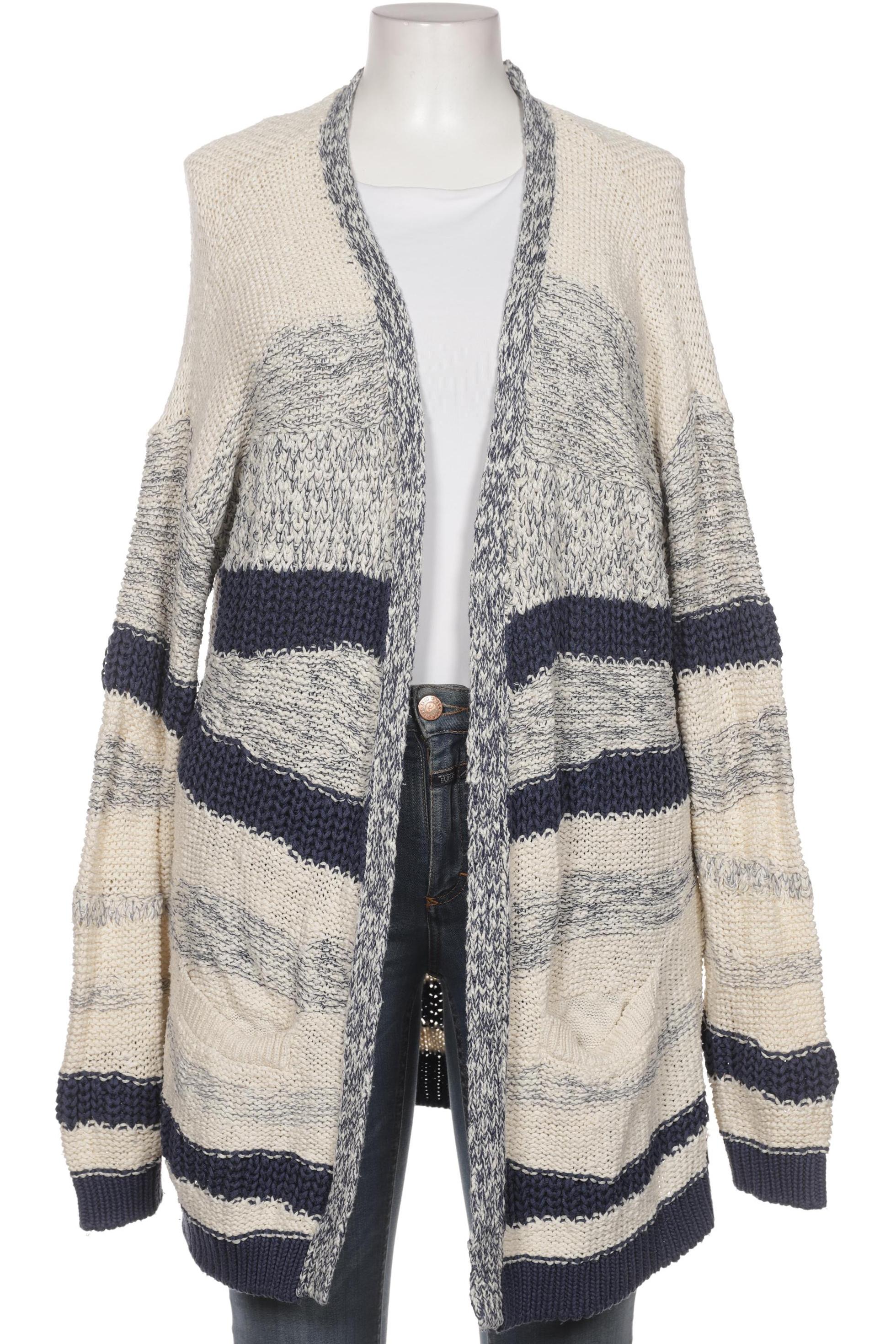

edc by Esprit Damen Strickjacke, cremeweiß, Gr. 44