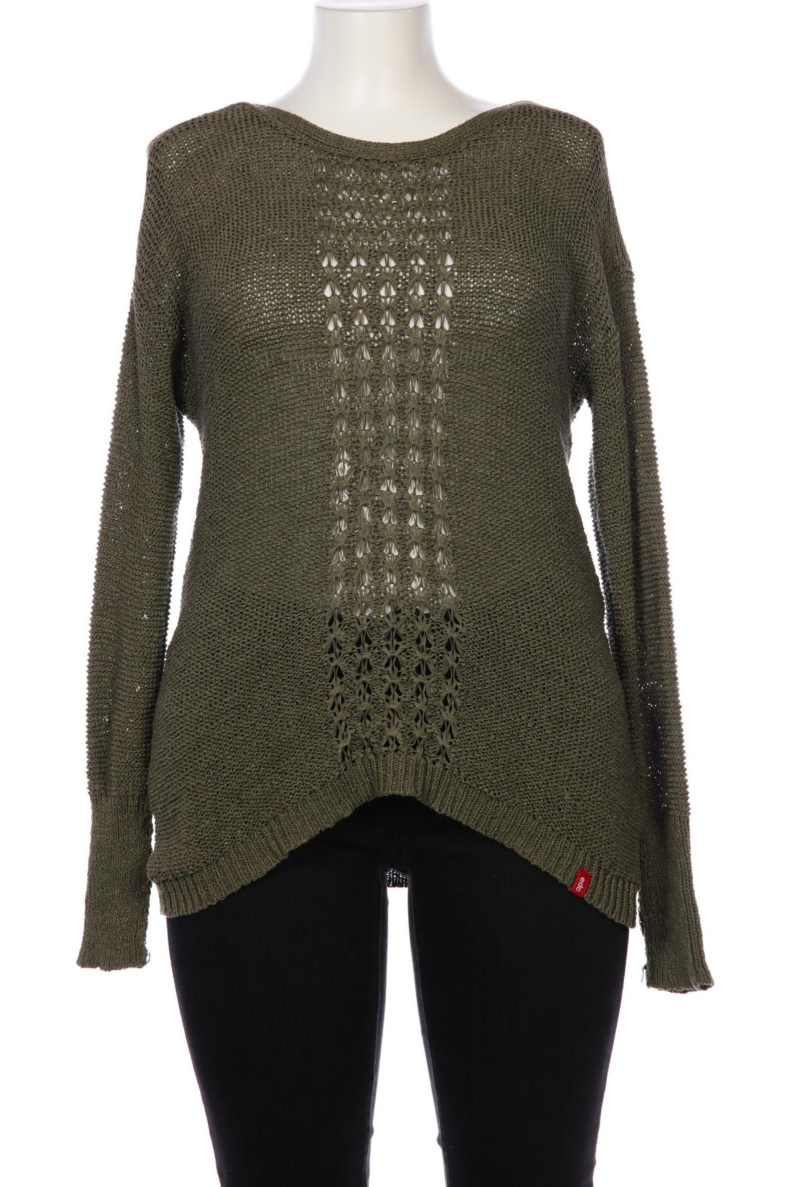 

edc by Esprit Damen Pullover, grün, Gr. 44