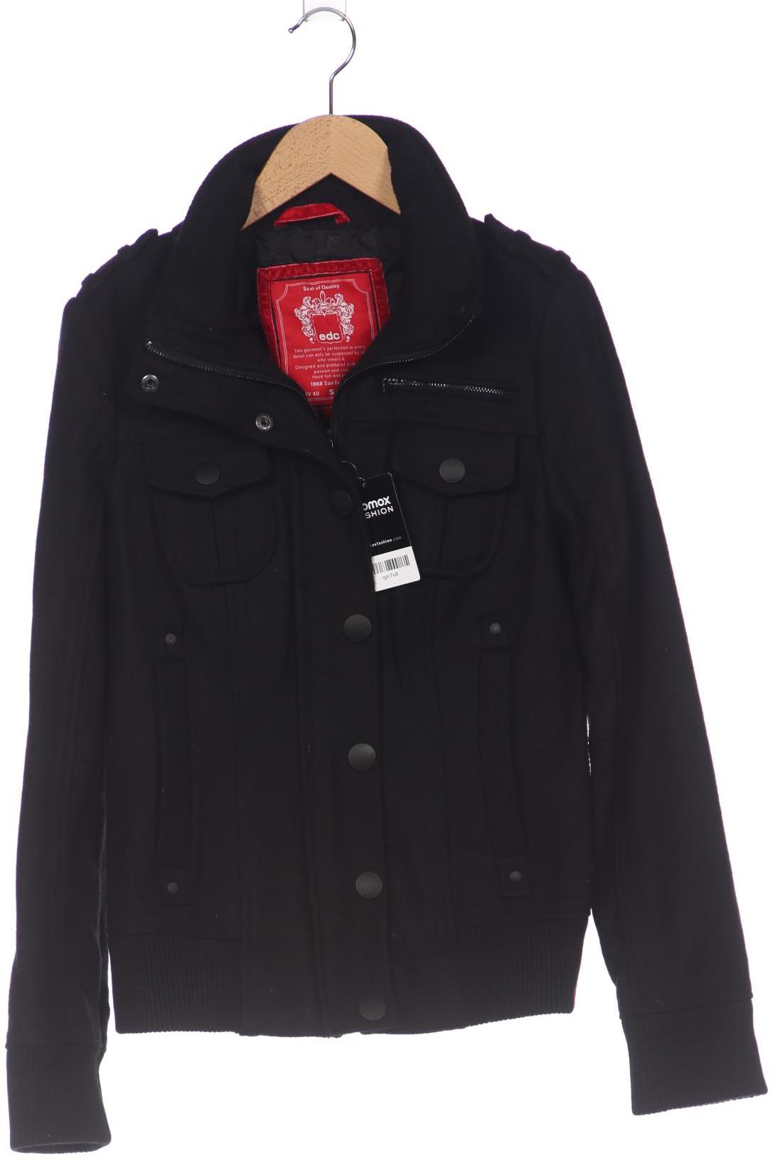 

edc by Esprit Damen Jacke, schwarz, Gr. 36