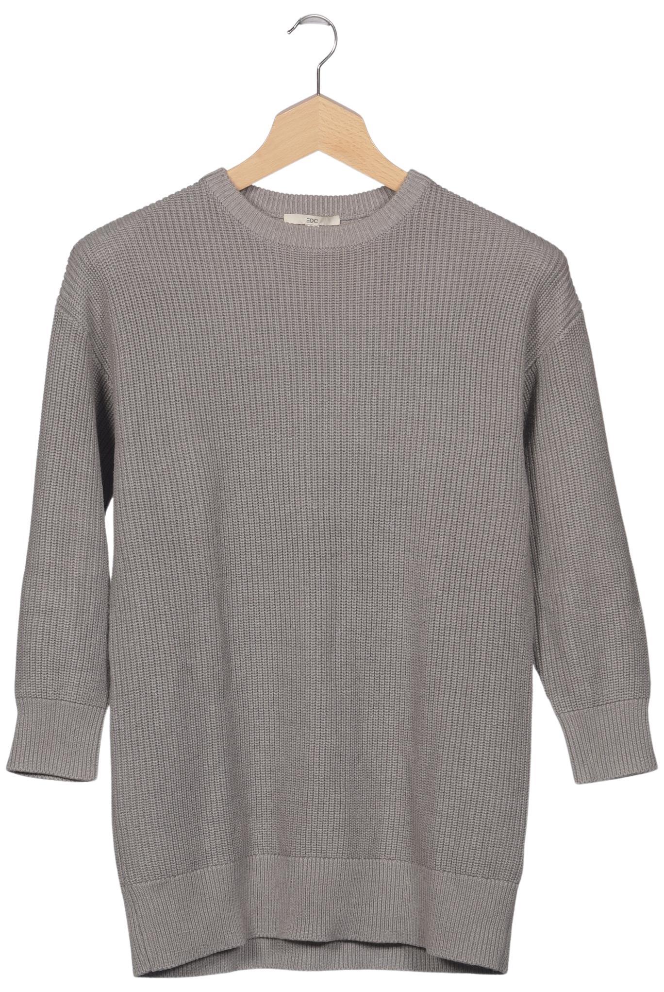 

edc by Esprit Damen Pullover, grau, Gr. 34