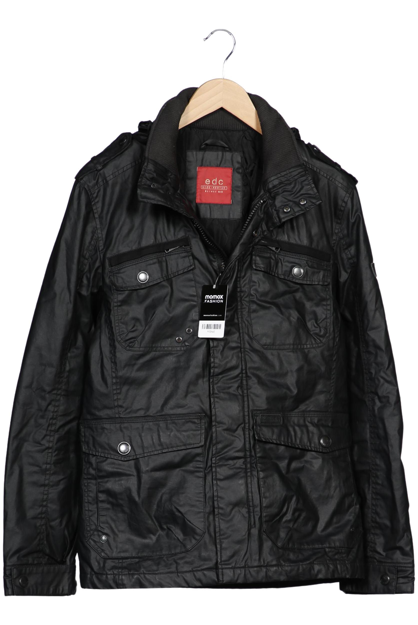 

edc by Esprit Herren Jacke, schwarz, Gr. 48
