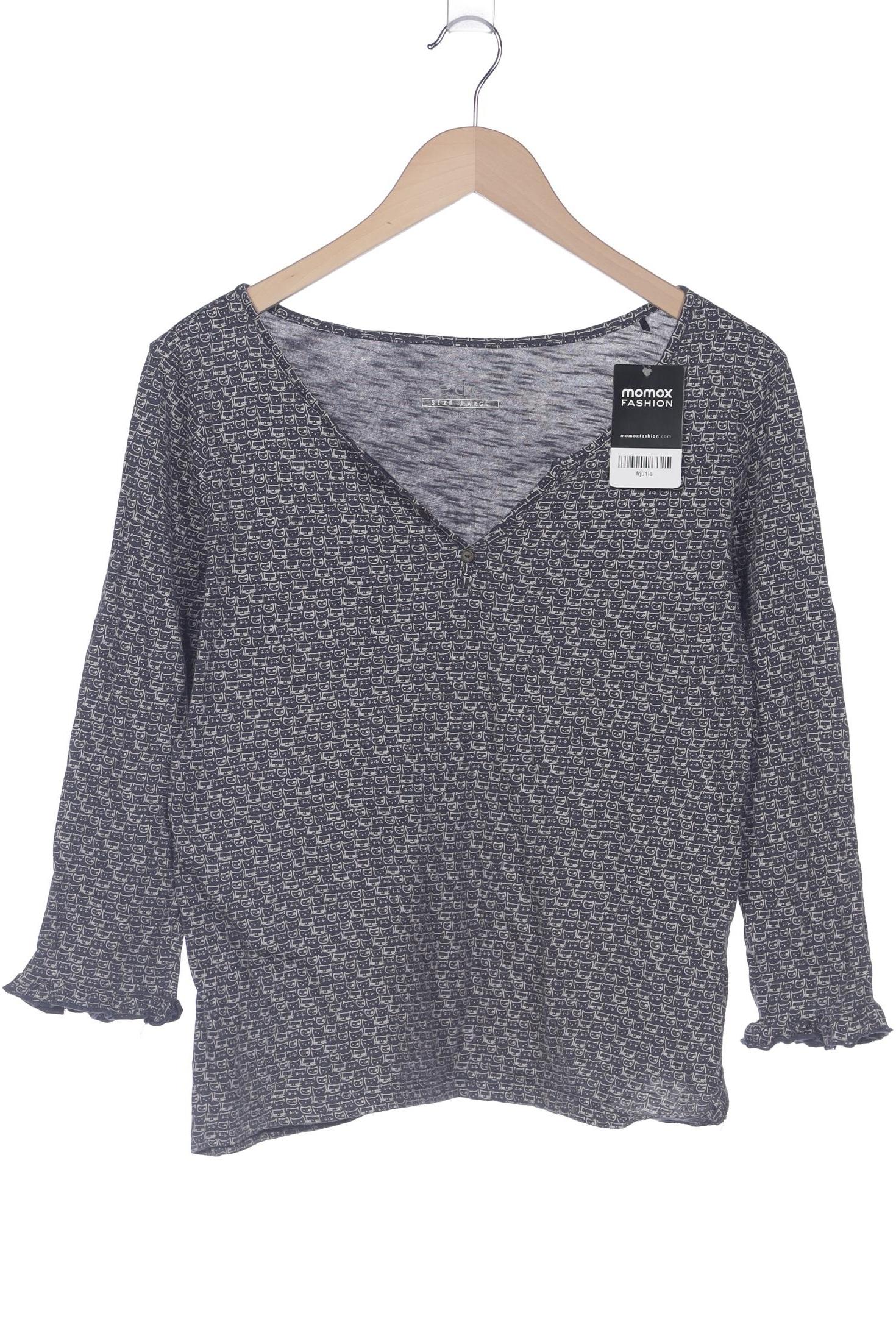 

edc by Esprit Damen Langarmshirt, marineblau, Gr. 42