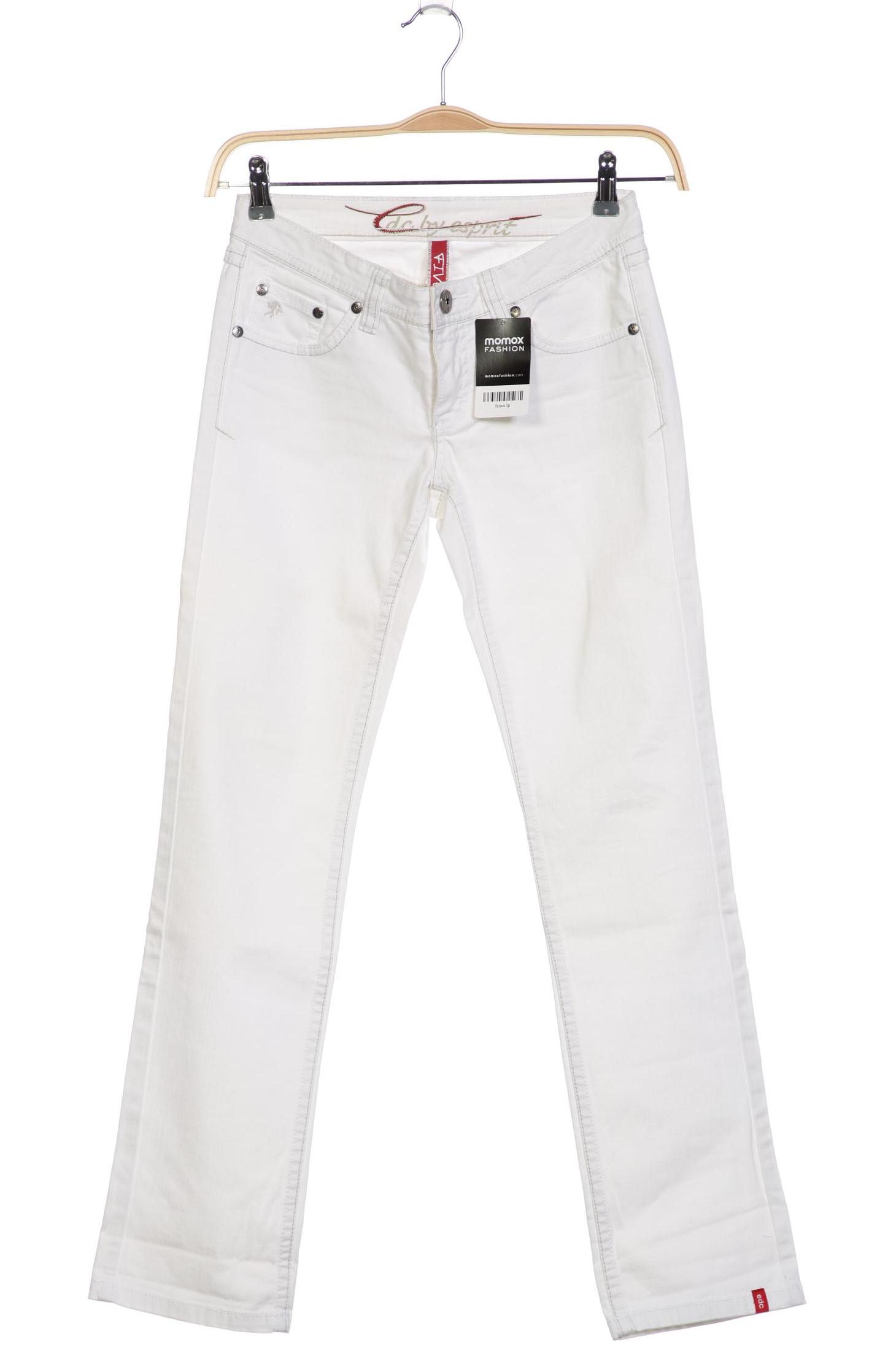 

edc by Esprit Damen Jeans, weiß, Gr. 27