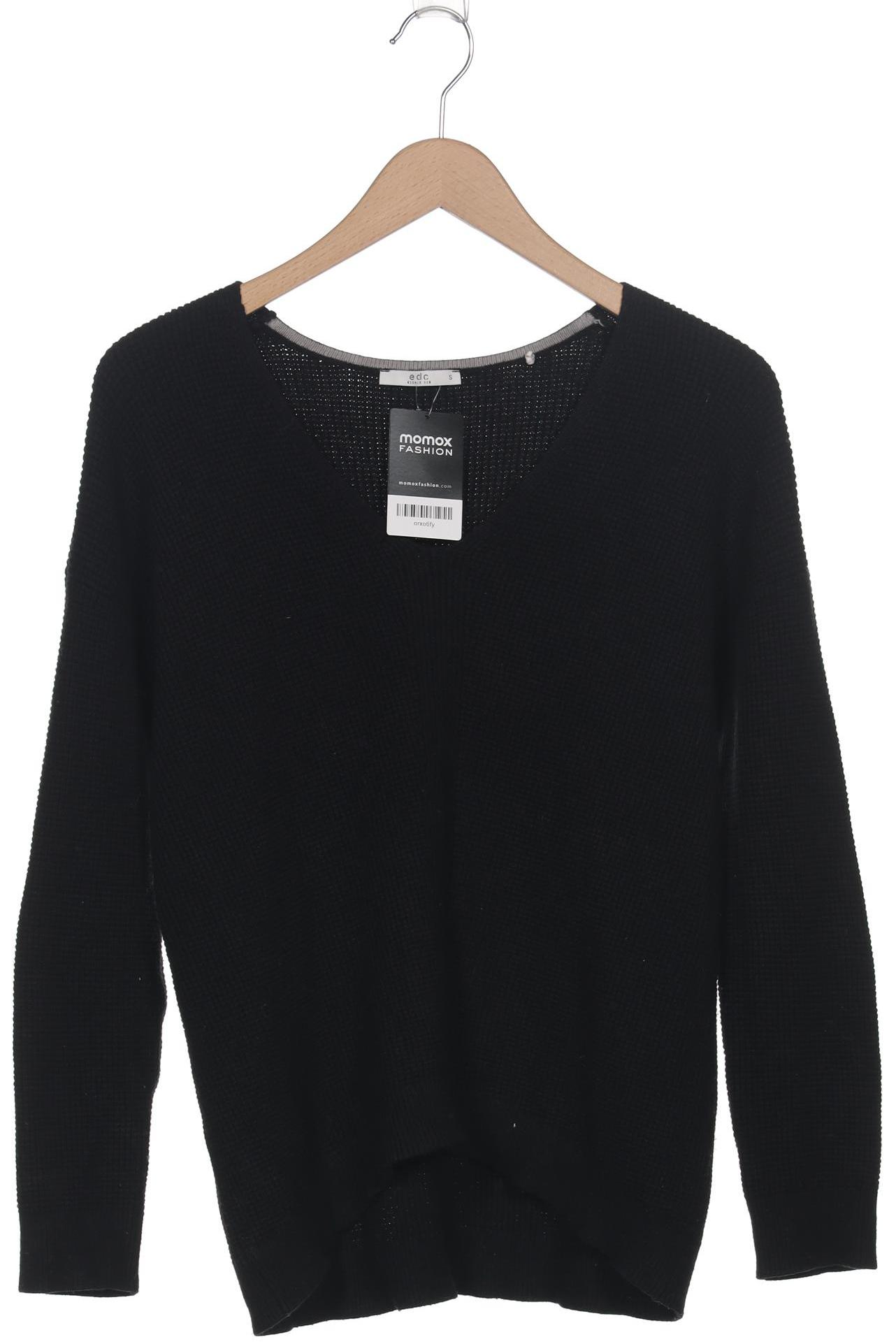 

edc by Esprit Damen Pullover, schwarz, Gr. 36