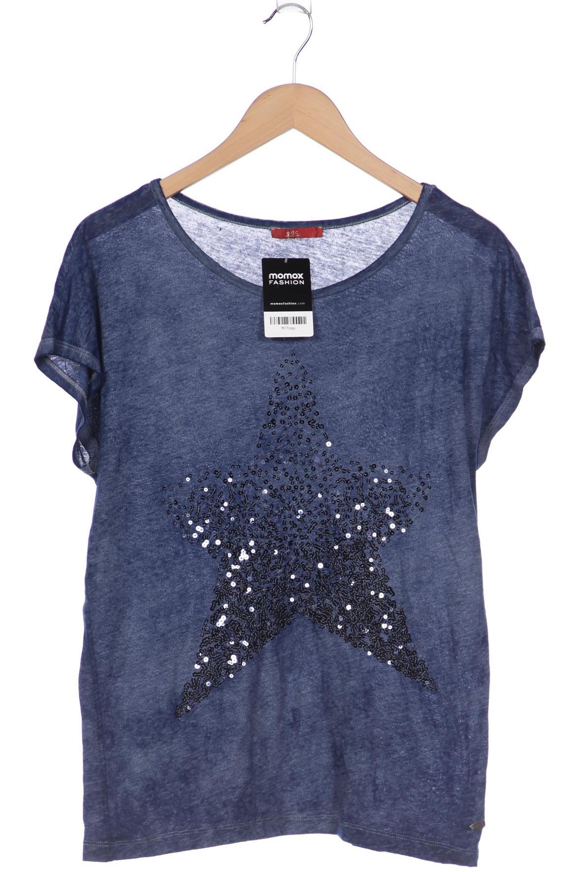 

edc by Esprit Damen T-Shirt, blau