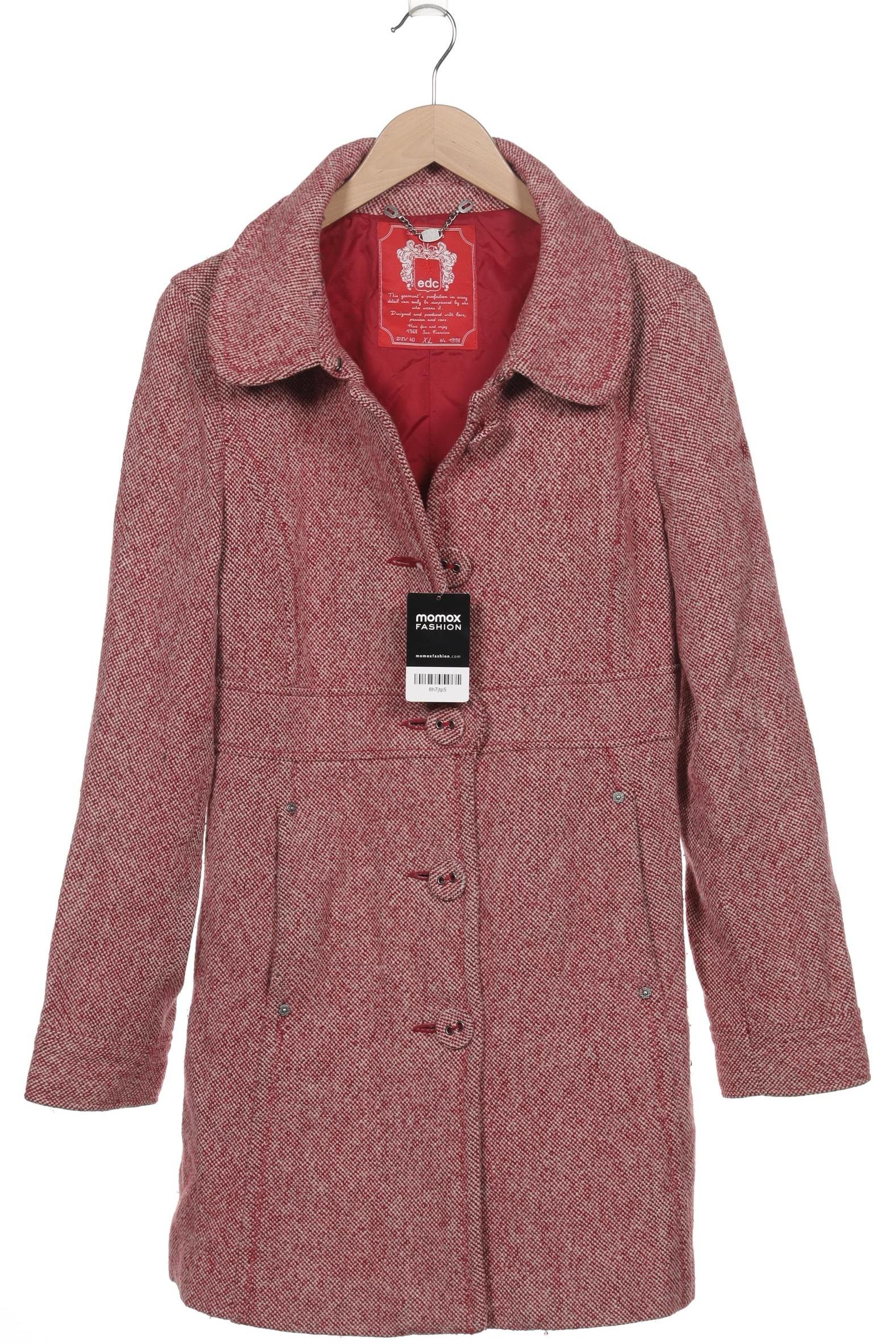 

edc by Esprit Damen Mantel, bordeaux, Gr. 44