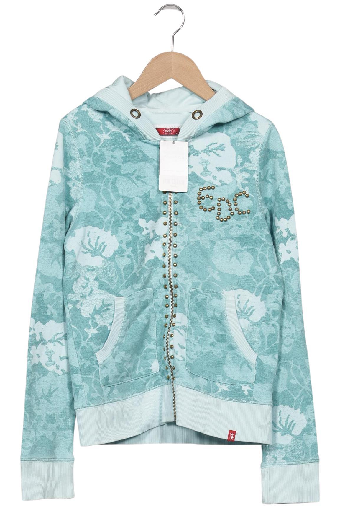 

edc by Esprit Damen Kapuzenpullover, hellblau, Gr. 38