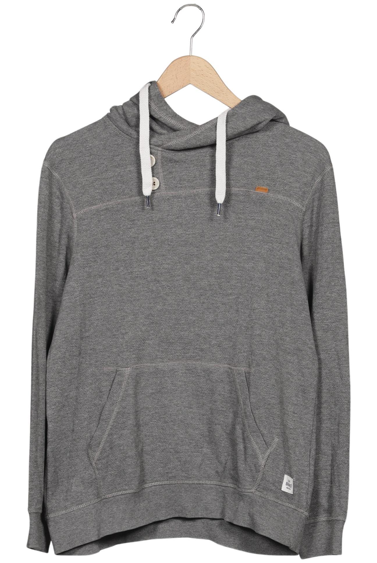 

edc by Esprit Herren Kapuzenpullover, grau, Gr. 48