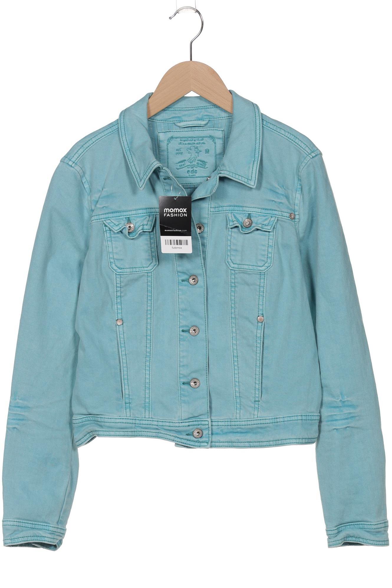 

edc by Esprit Damen Jacke, blau, Gr. 38