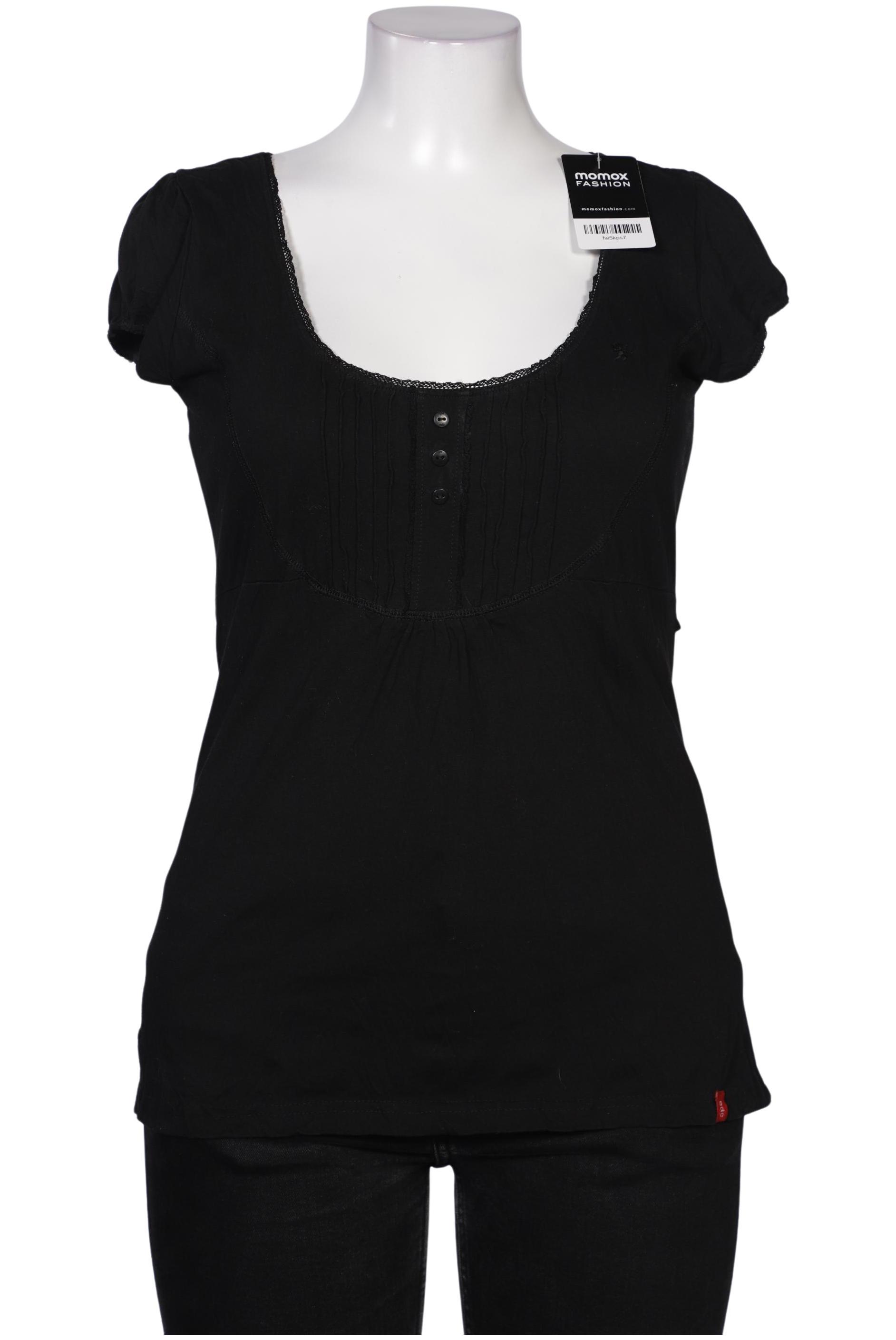 

edc by Esprit Damen T-Shirt, schwarz, Gr. 44