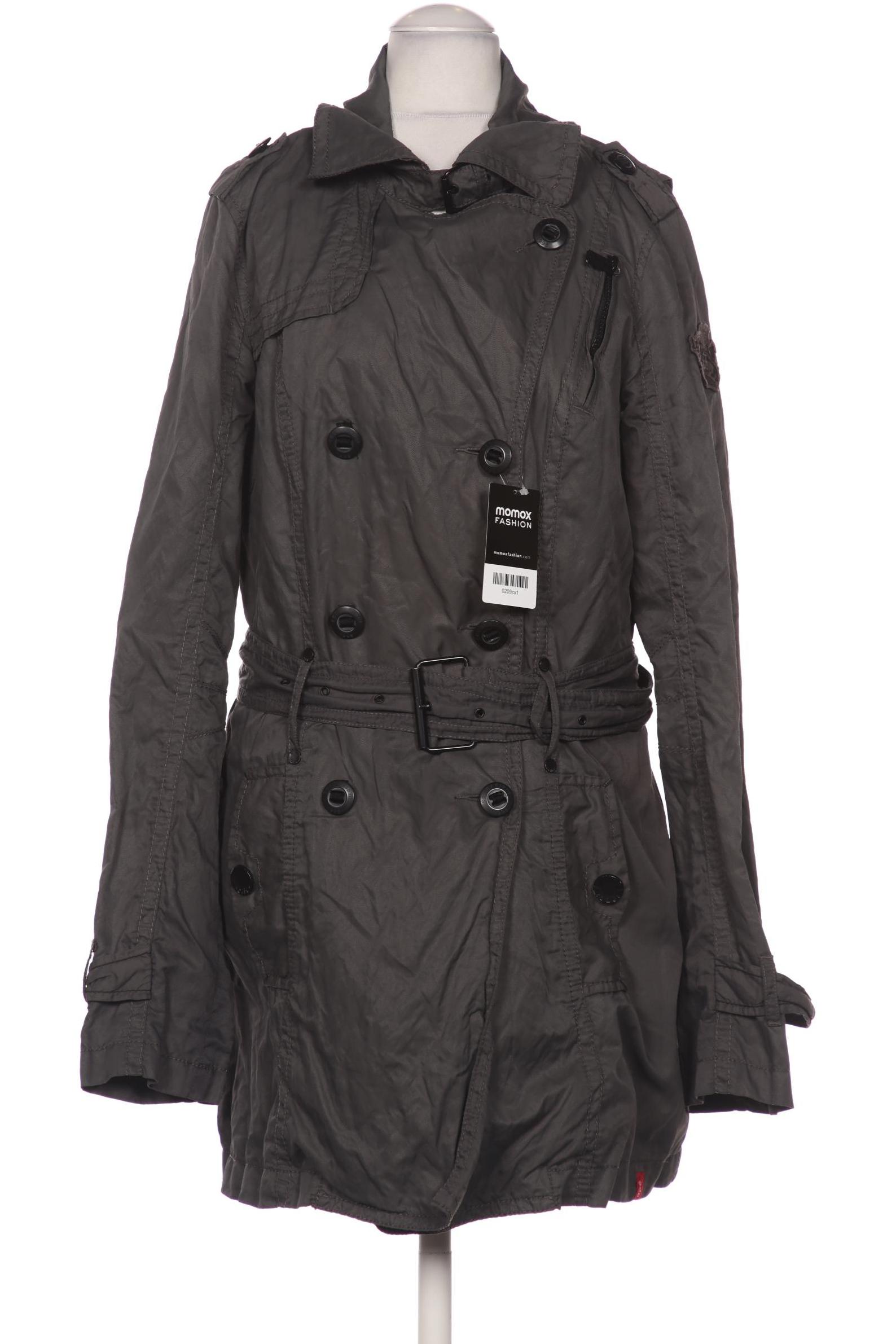 

edc by Esprit Damen Mantel, grün, Gr. 40