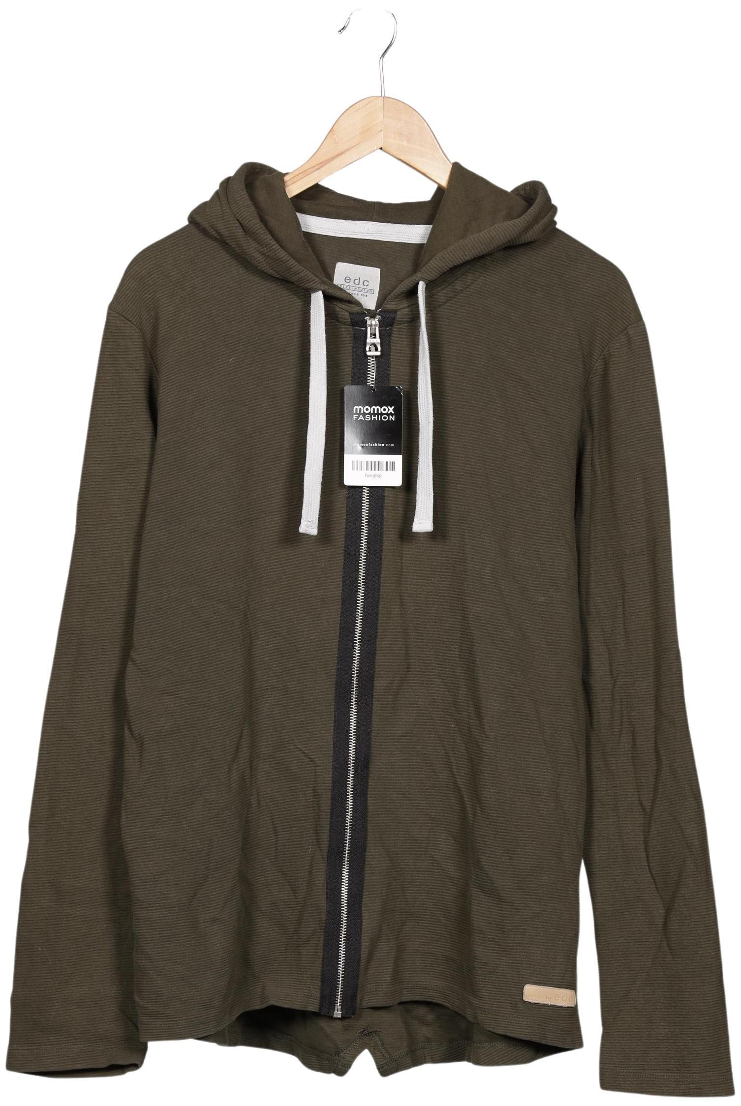 

edc by Esprit Herren Kapuzenpullover, grün, Gr. 48