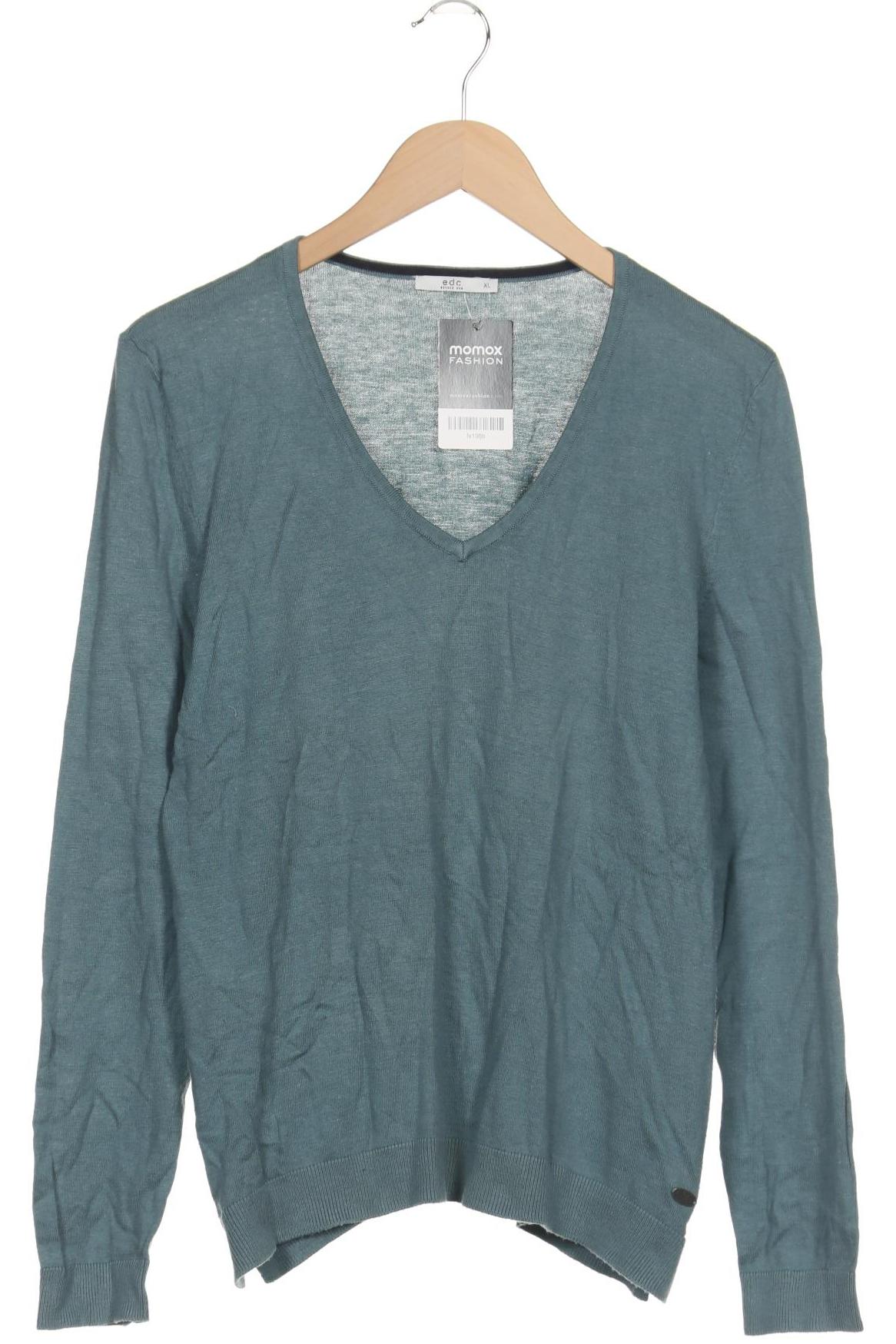 

edc by Esprit Damen Pullover, türkis, Gr. 44