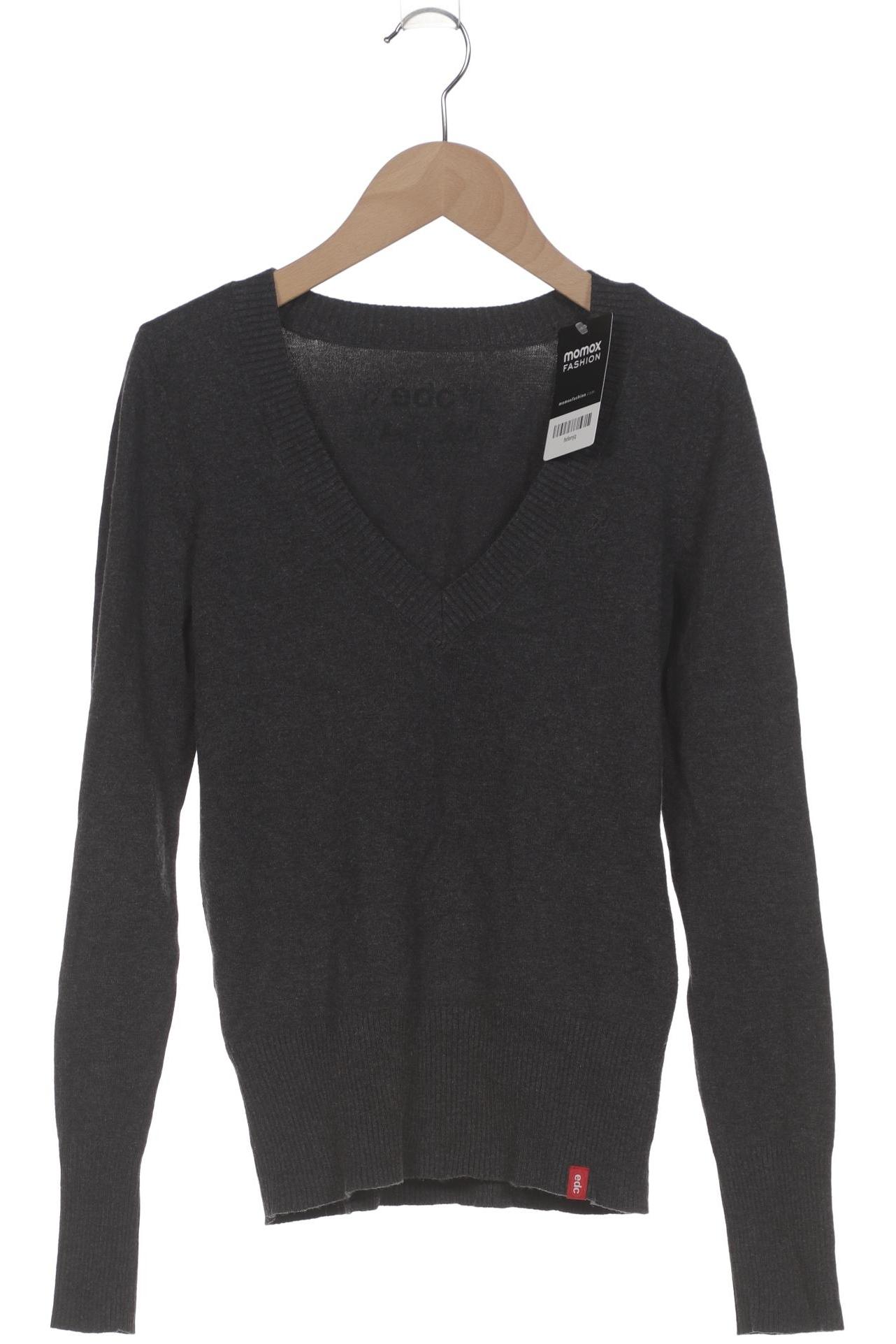 

edc by Esprit Damen Pullover, grau, Gr. 36