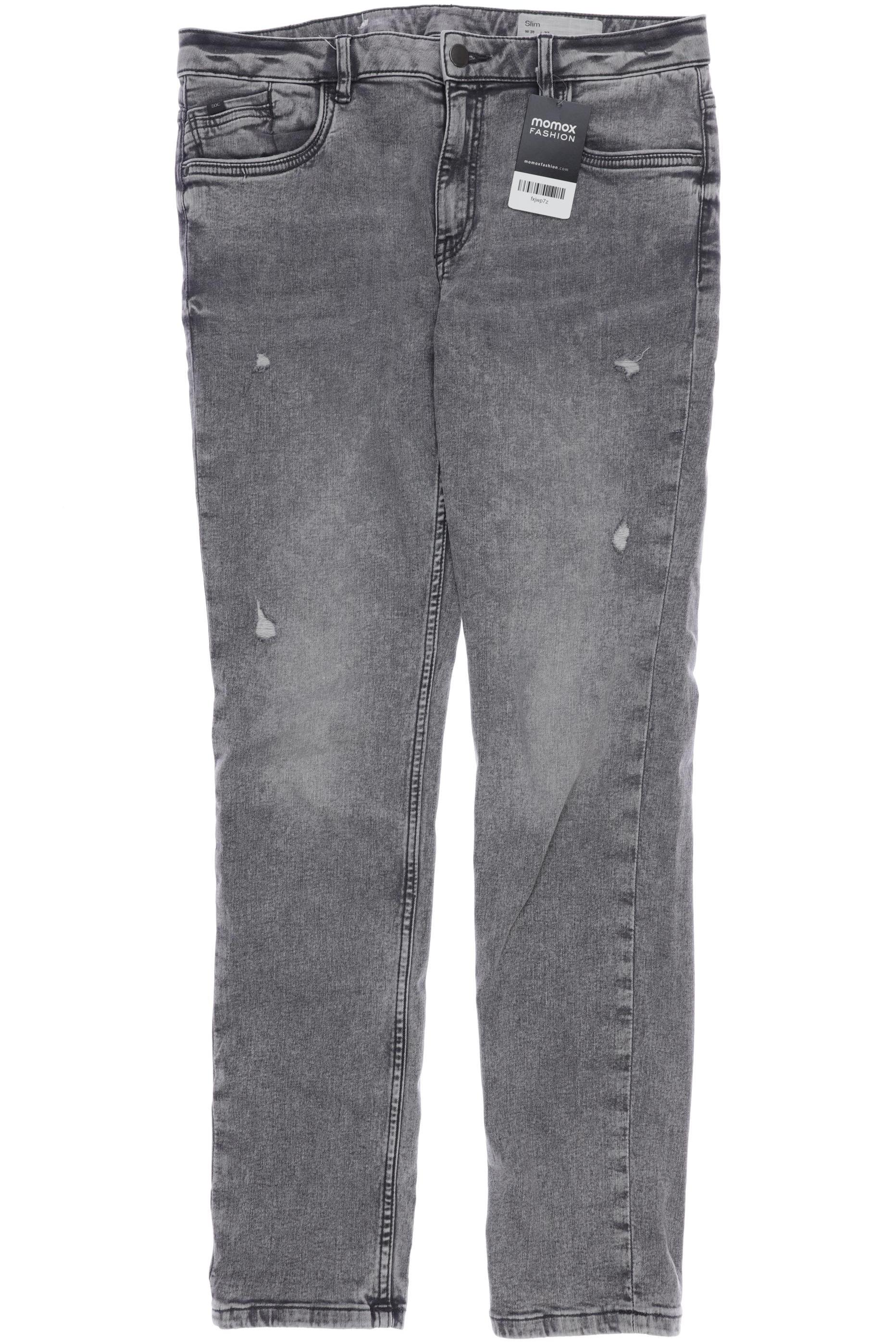 

edc by Esprit Damen Jeans, grau, Gr. 31