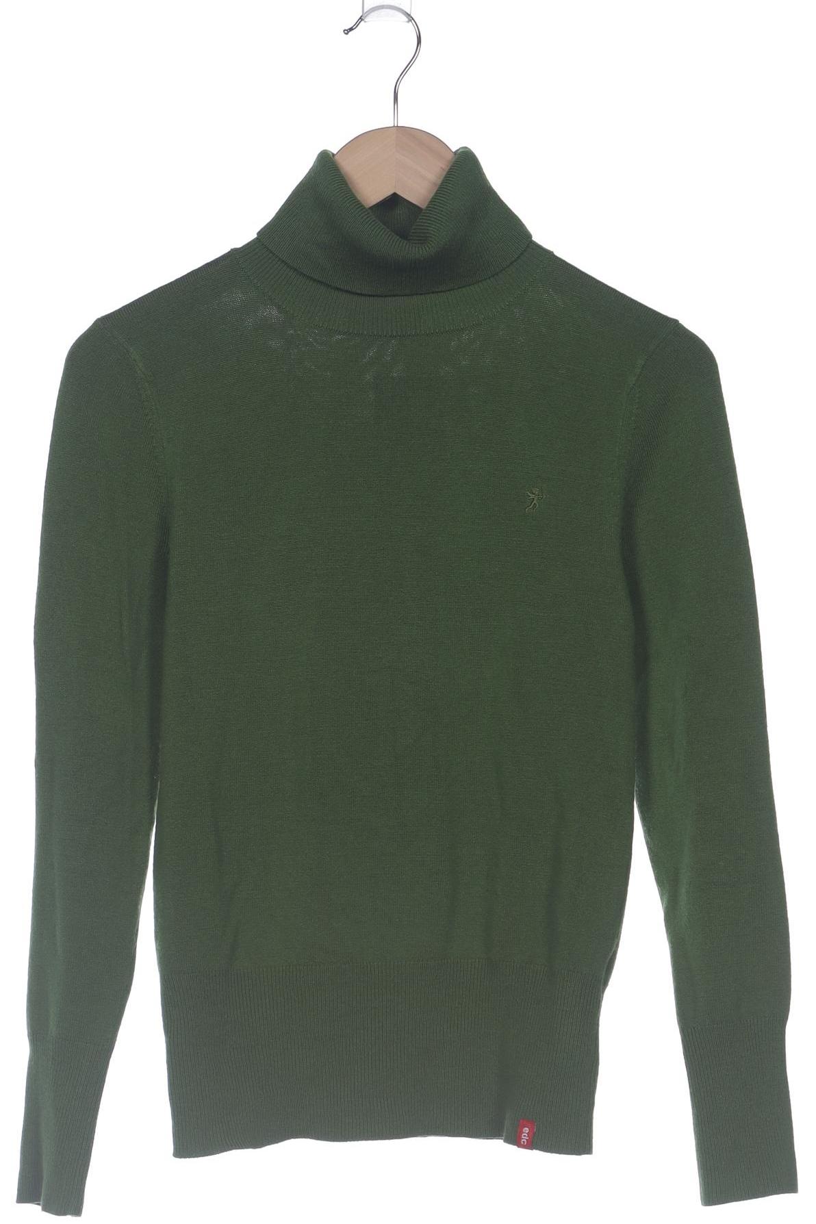 

edc by Esprit Damen Pullover, grün, Gr. 38