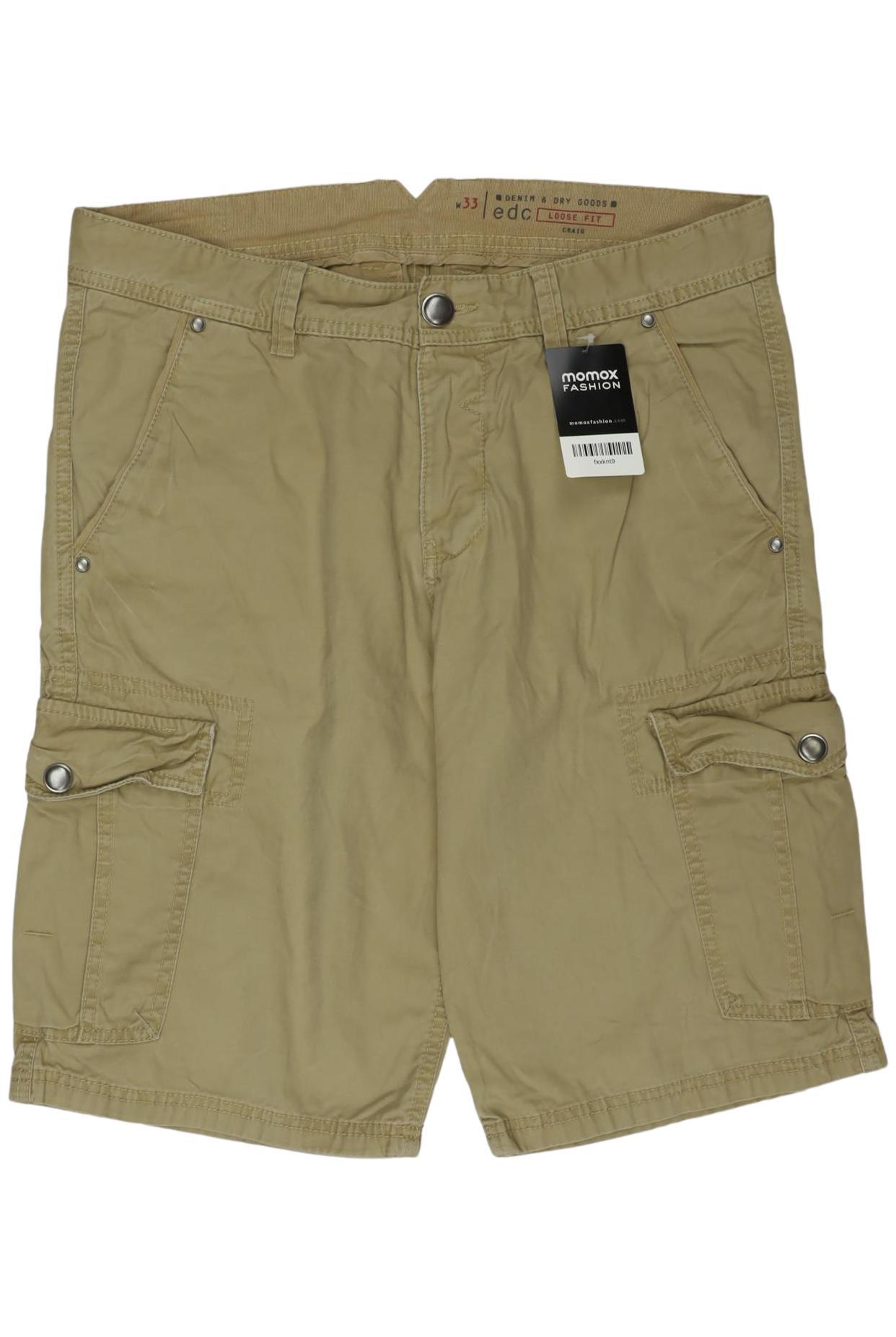 

edc by Esprit Herren Shorts, beige, Gr. 33