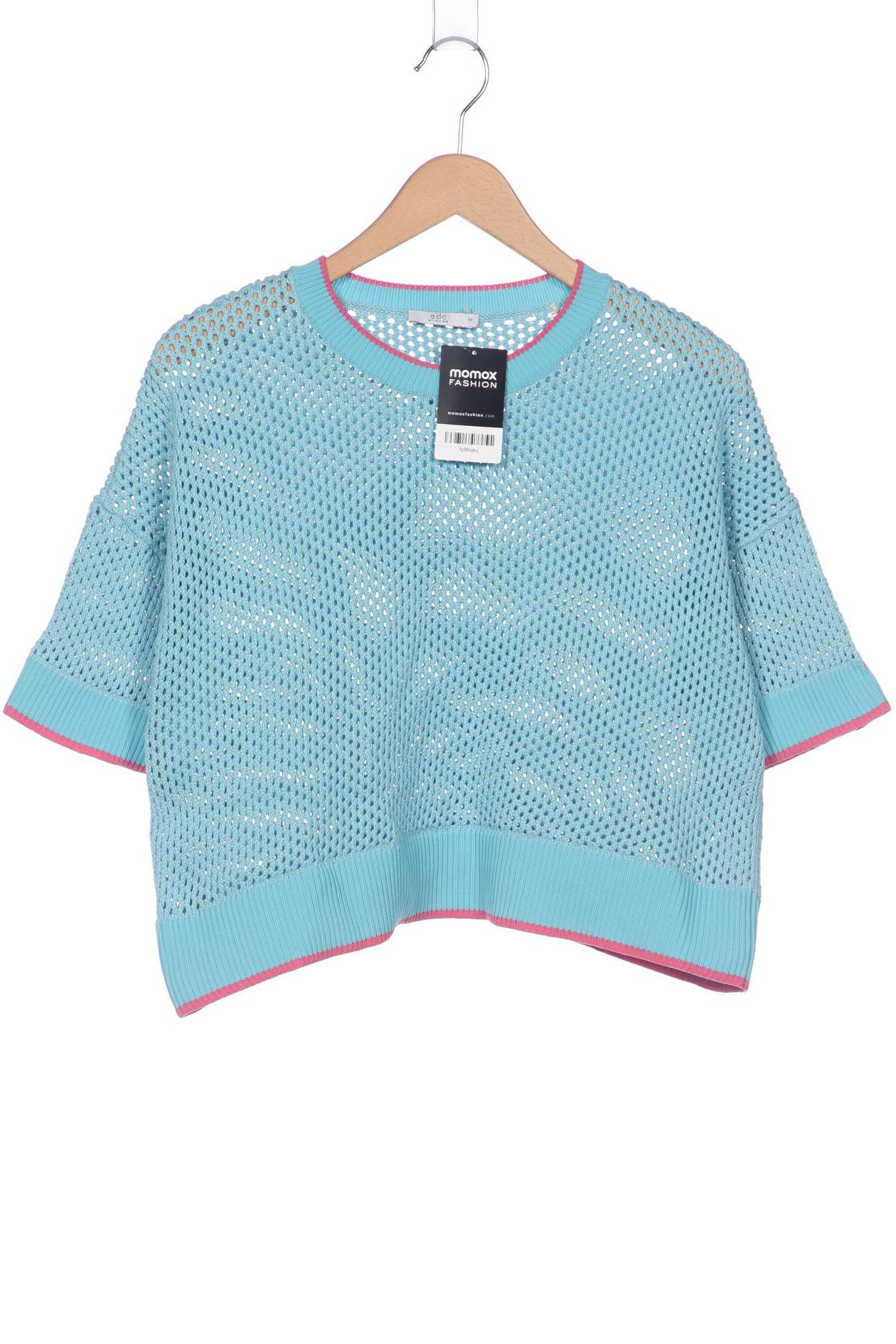 

edc by Esprit Damen Pullover, blau, Gr. 38
