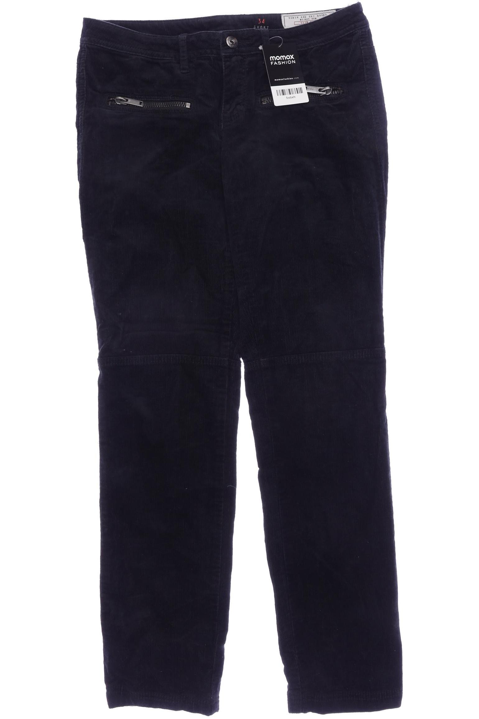 

edc by Esprit Damen Stoffhose, schwarz, Gr. 34