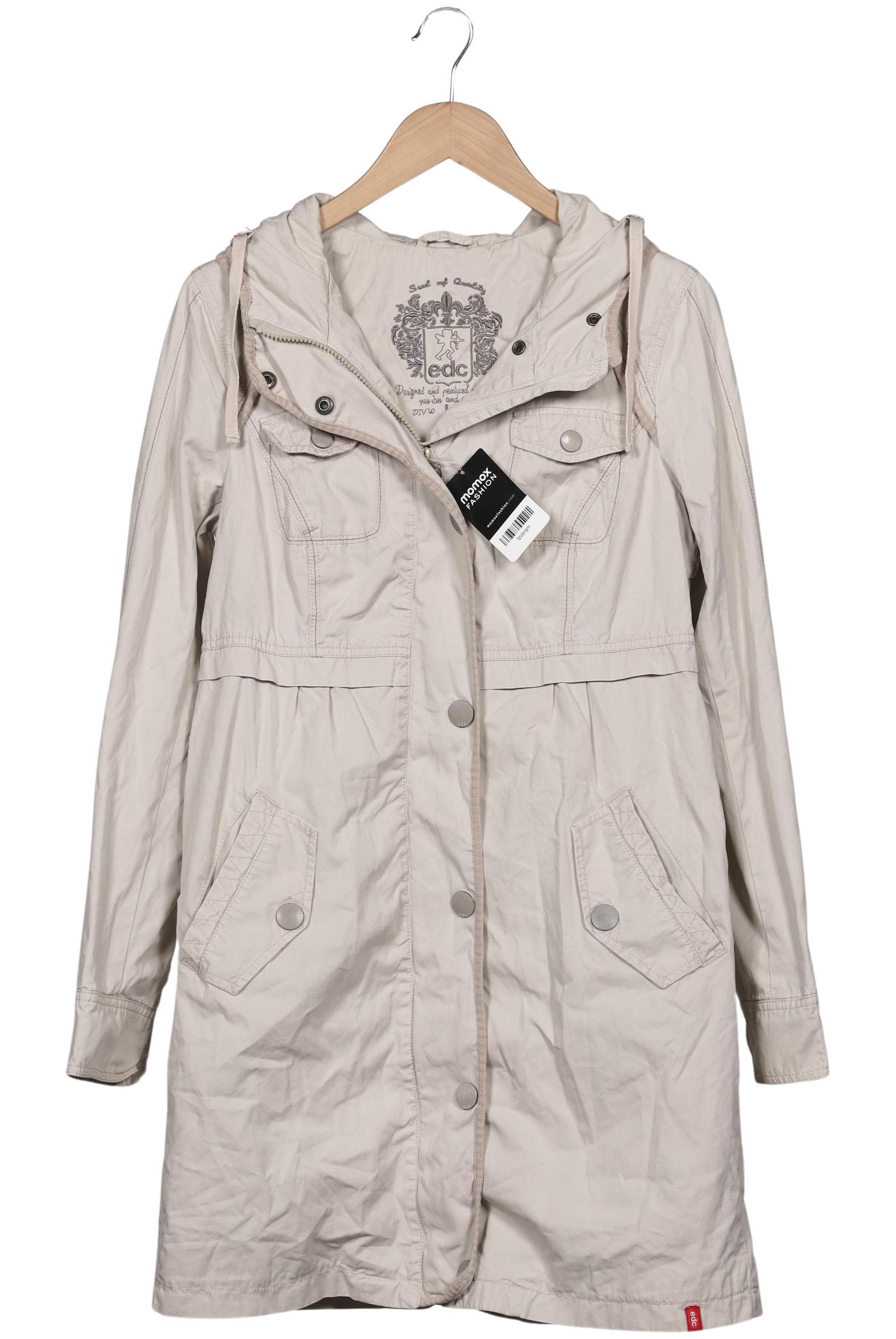 

edc by Esprit Damen Mantel, beige, Gr. 42