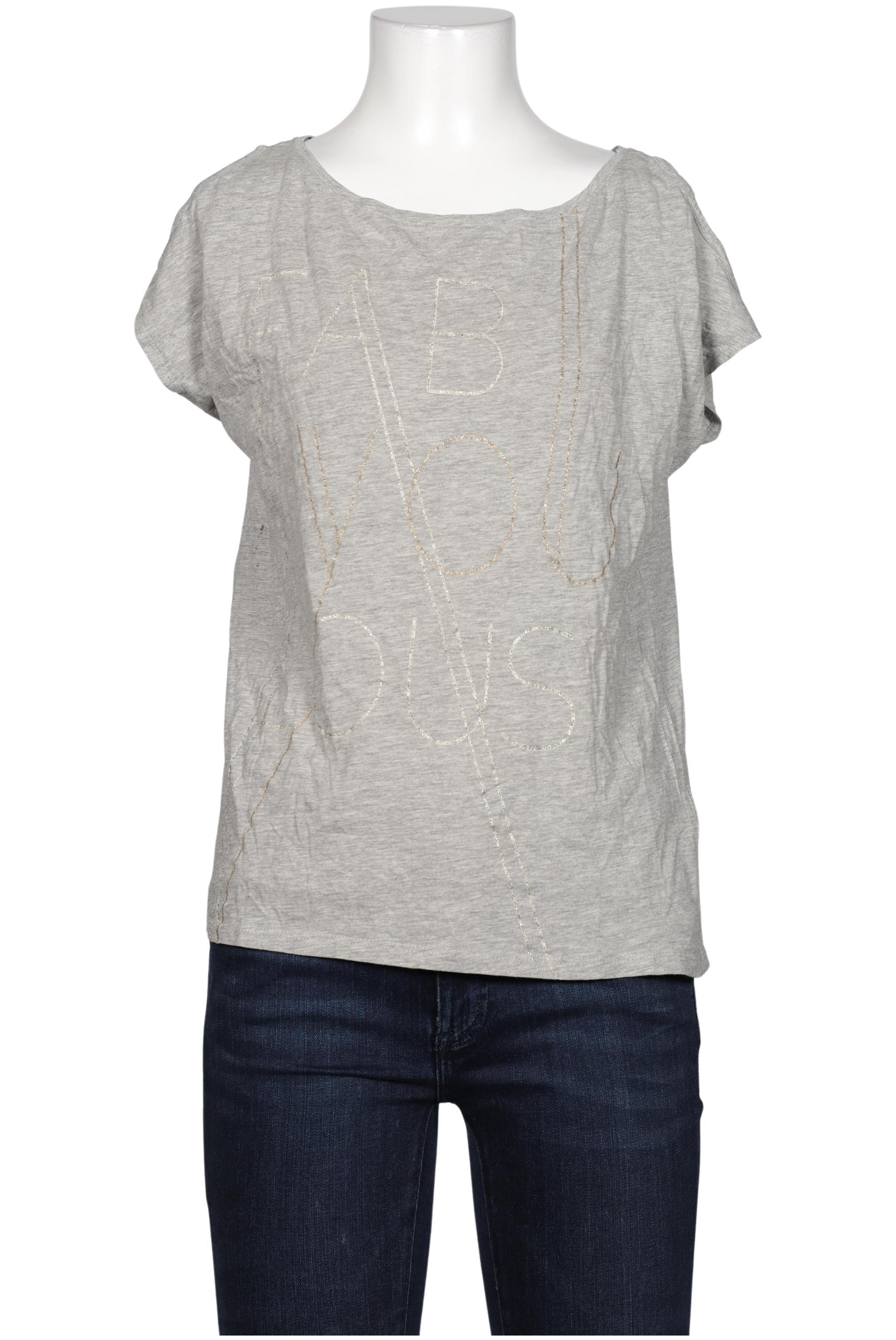 

edc by Esprit Damen T-Shirt, grau, Gr. 36