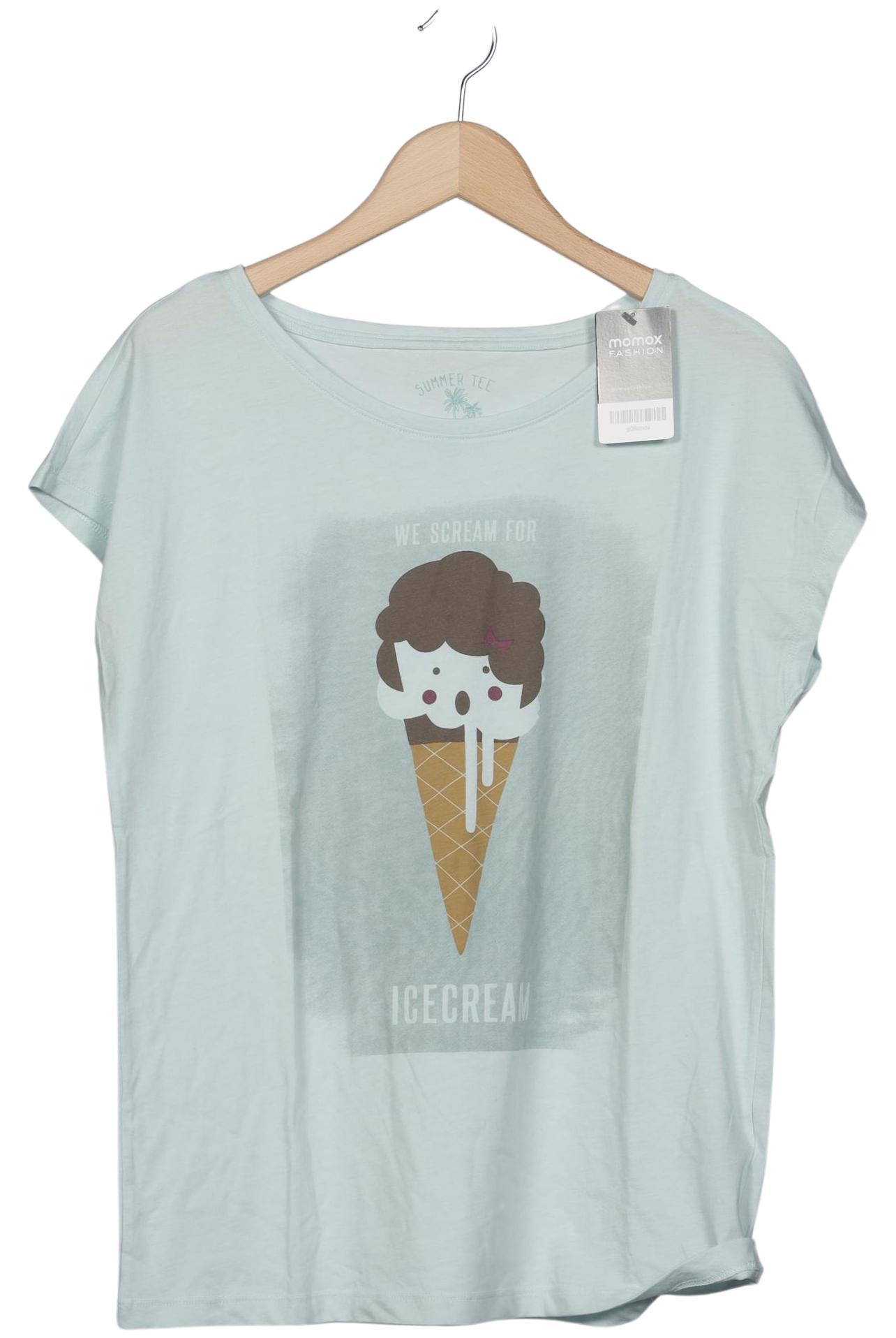 

edc by Esprit Damen T-Shirt, hellblau, Gr. 44