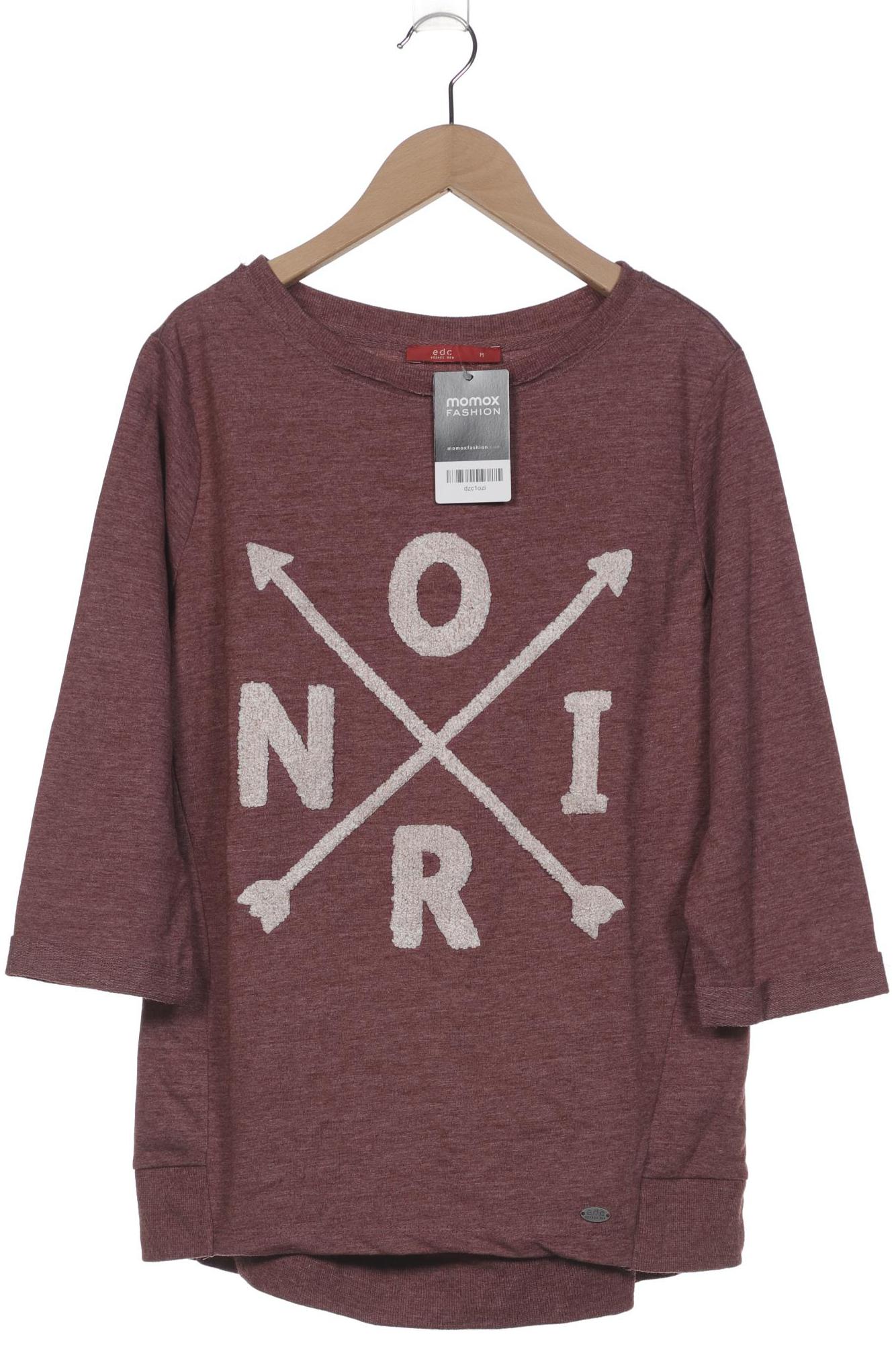 

edc by Esprit Damen Sweatshirt, bordeaux, Gr. 38