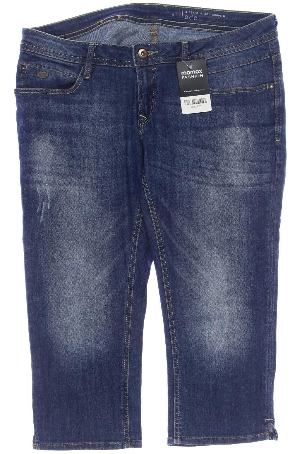 

edc by Esprit Damen Shorts, blau, Gr. 32