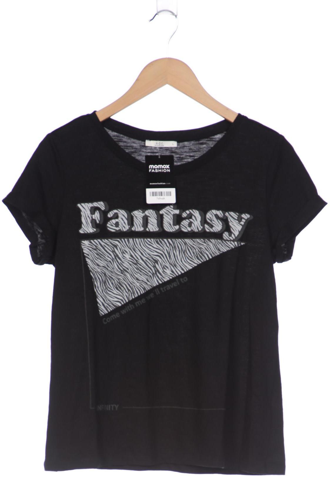 

edc by Esprit Damen T-Shirt, schwarz, Gr. 42