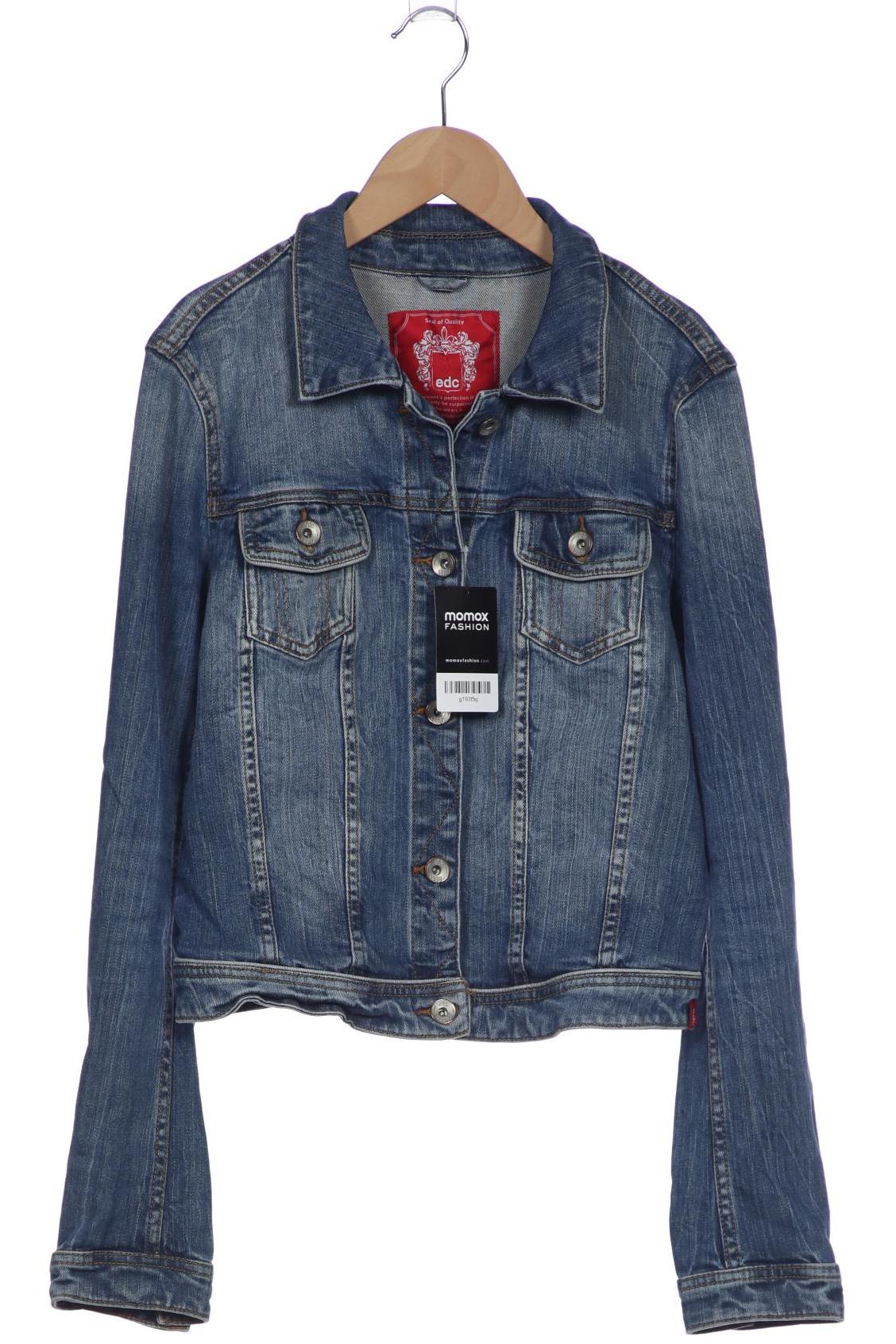 

edc by Esprit Damen Jacke, blau, Gr. 46