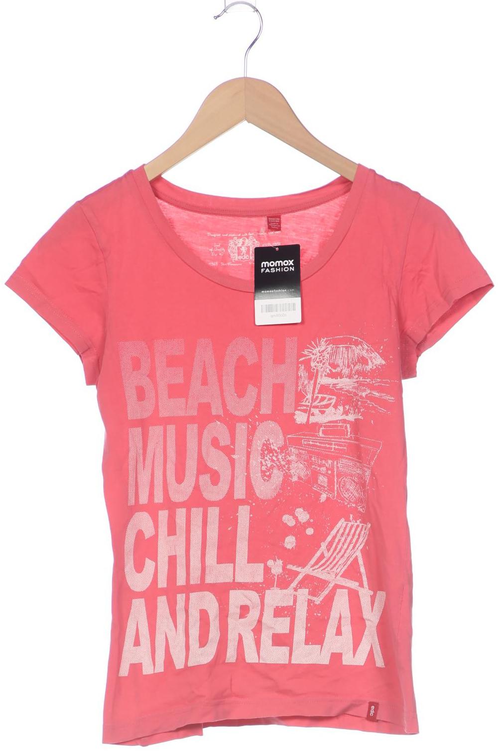 

edc by Esprit Damen T-Shirt, pink, Gr. 38