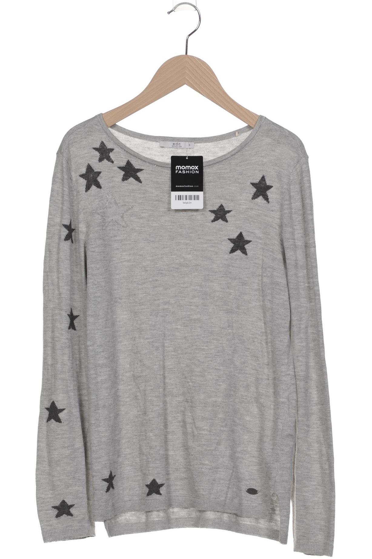 

edc by Esprit Damen Pullover, grau, Gr. 36