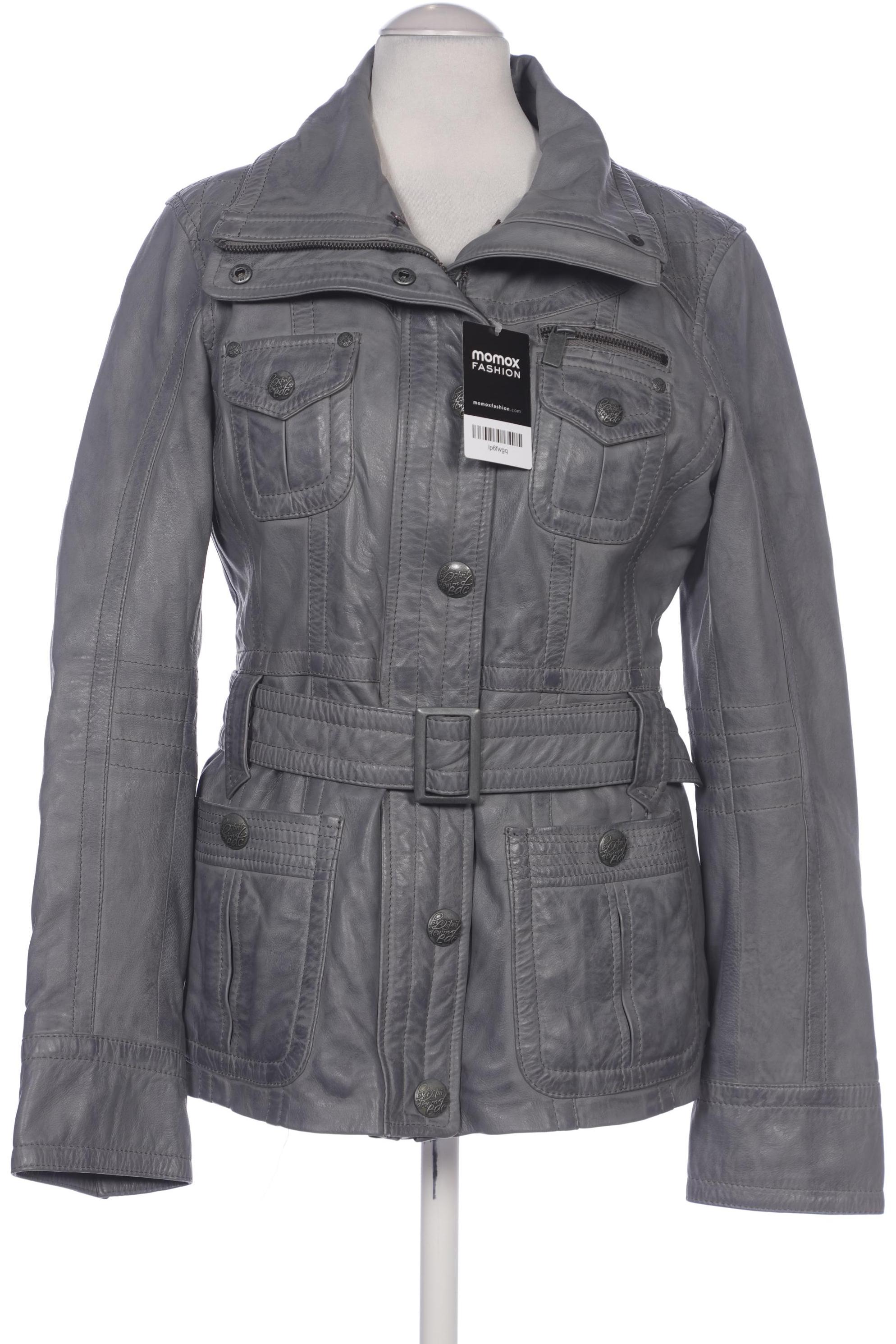 

edc by Esprit Damen Jacke, grau, Gr. 34