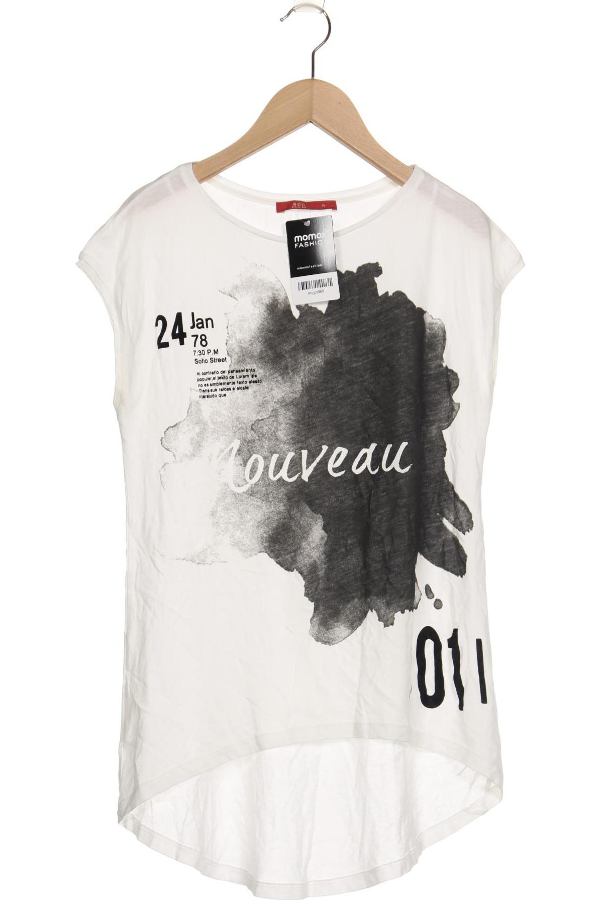 

edc by Esprit Damen T-Shirt, weiß, Gr. 38