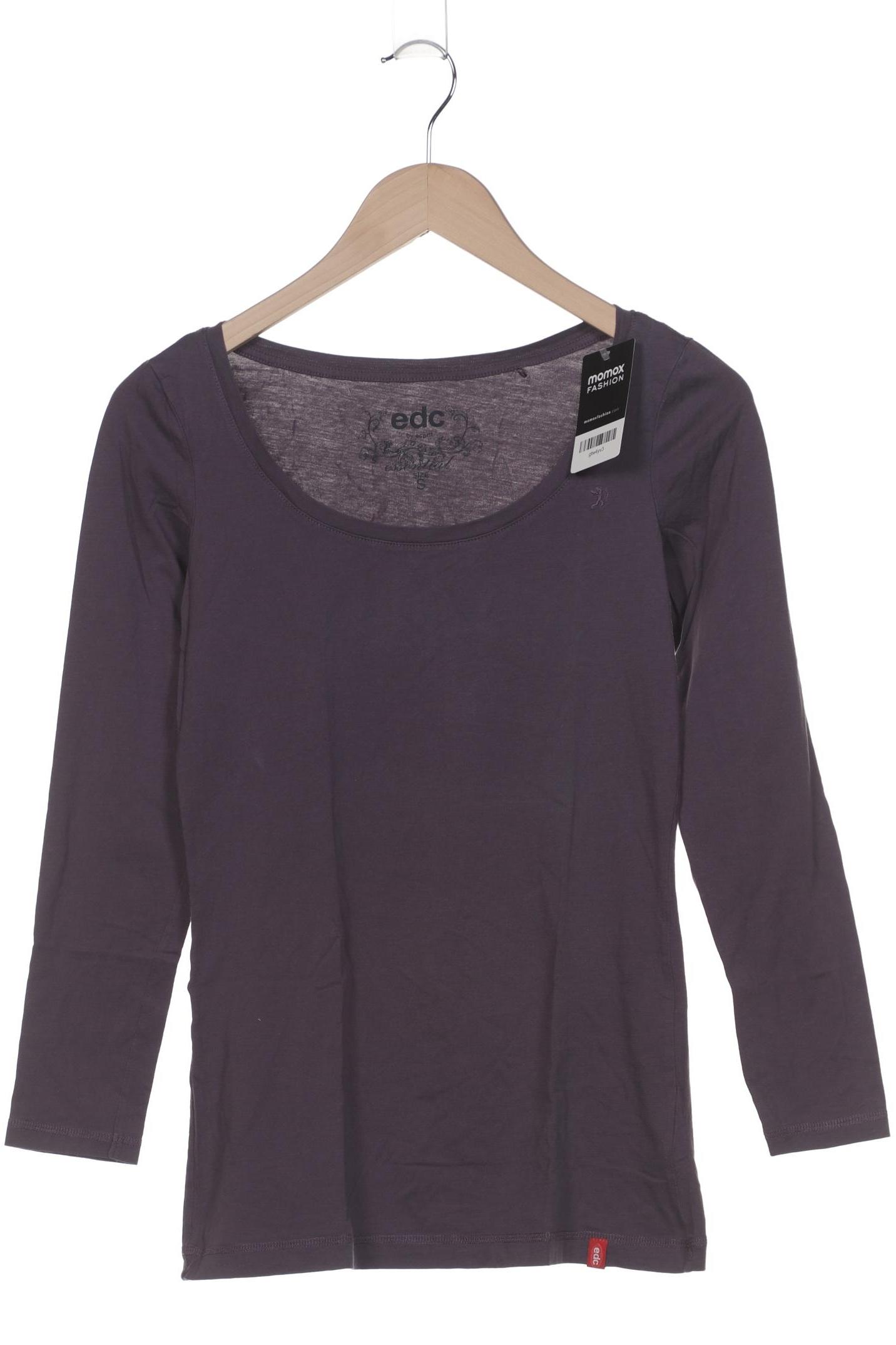 

edc by Esprit Damen Langarmshirt, flieder, Gr. 36