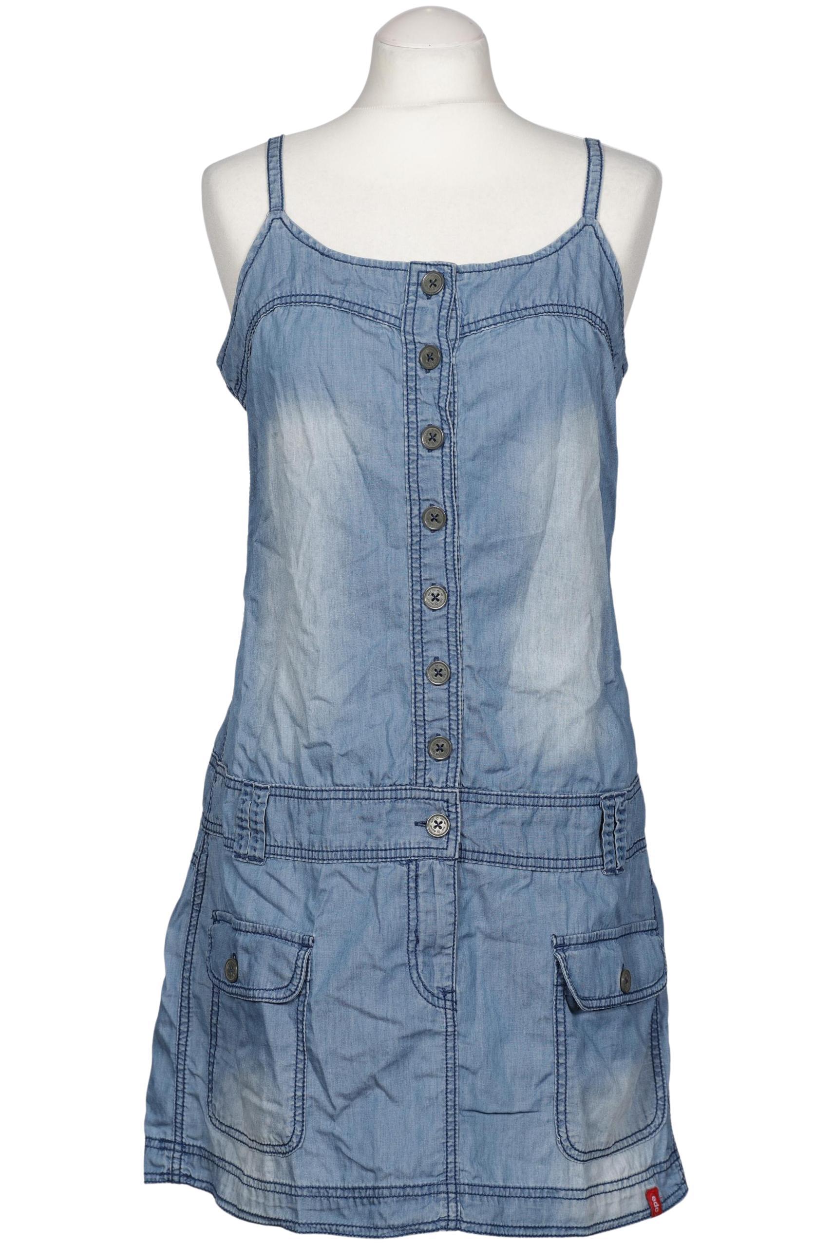 

edc by Esprit Damen Kleid, blau, Gr. 38