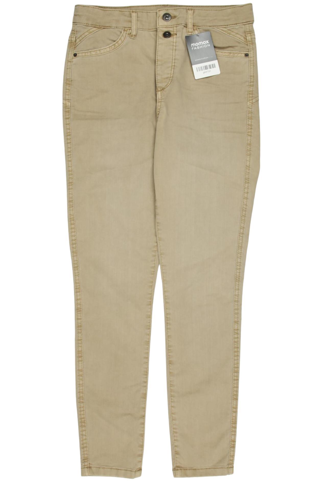 

edc by Esprit Damen Stoffhose, beige, Gr. 36