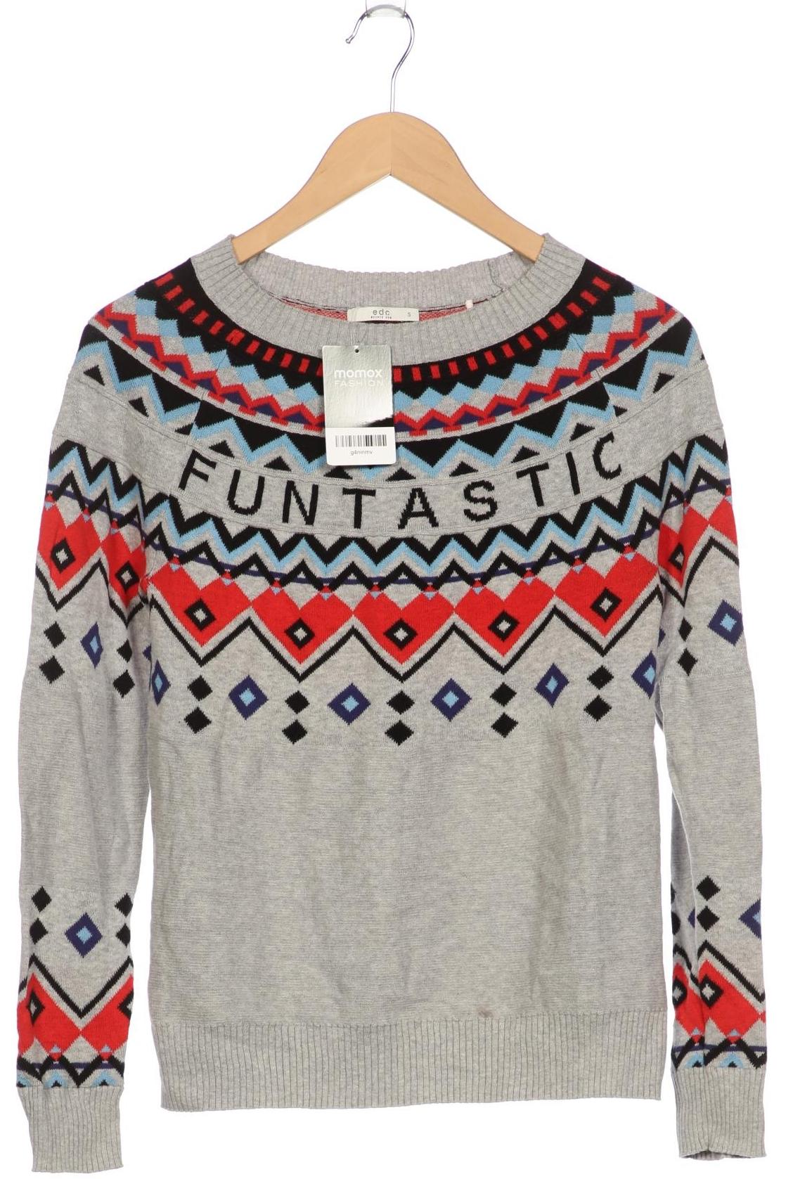 

edc by Esprit Damen Pullover, grau, Gr. 36