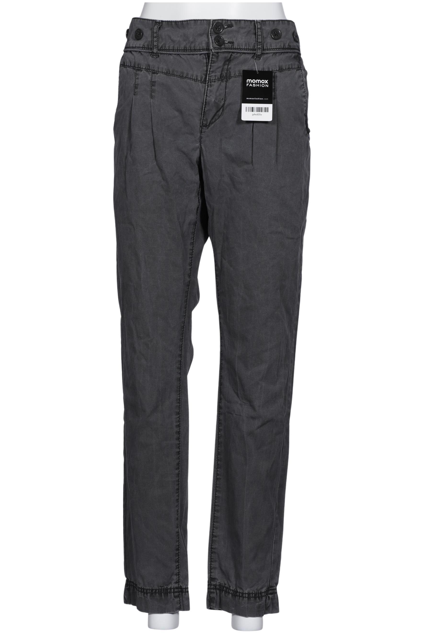 

edc by Esprit Damen Stoffhose, grau, Gr. 38