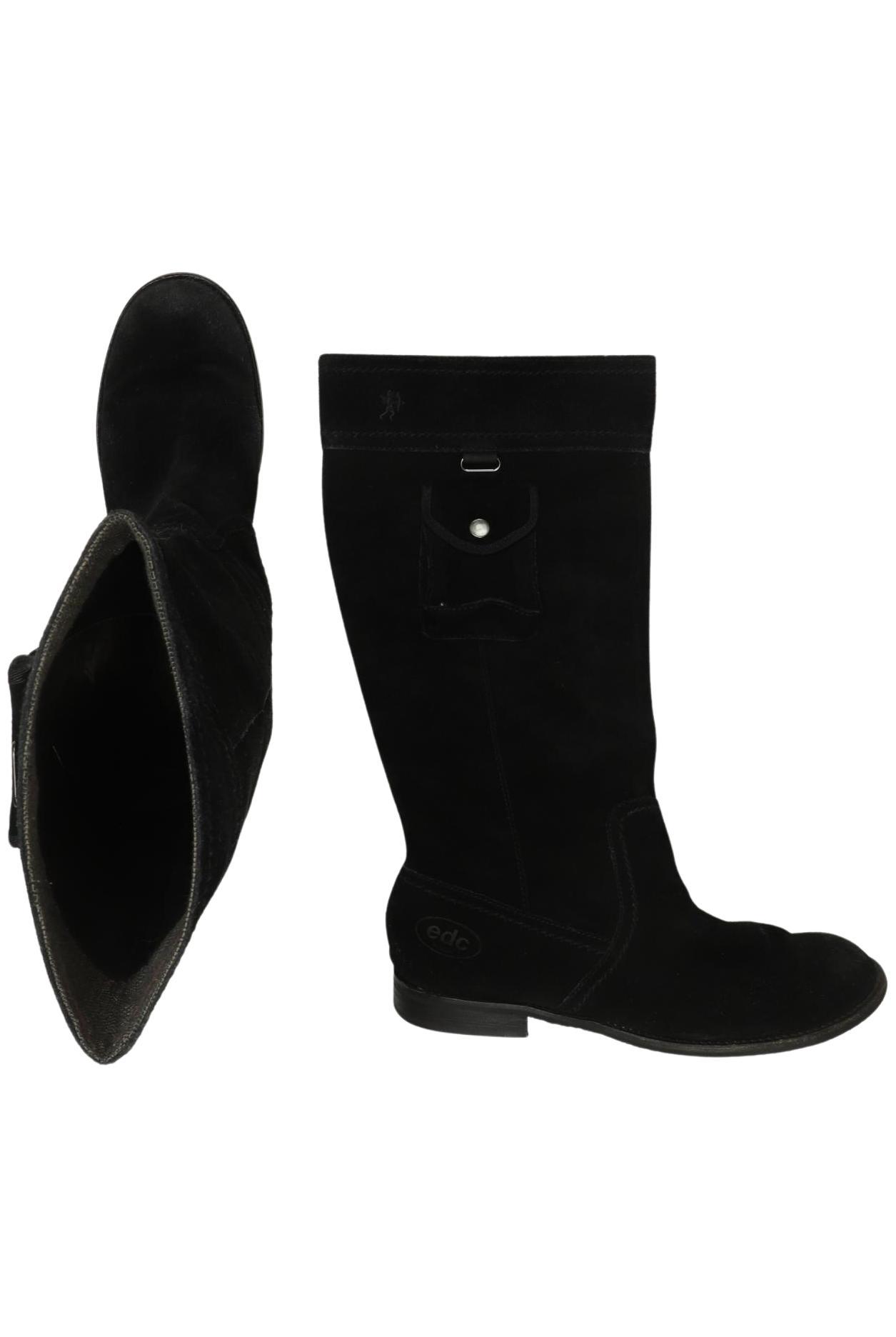 

edc by Esprit Damen Stiefel, schwarz, Gr. 40