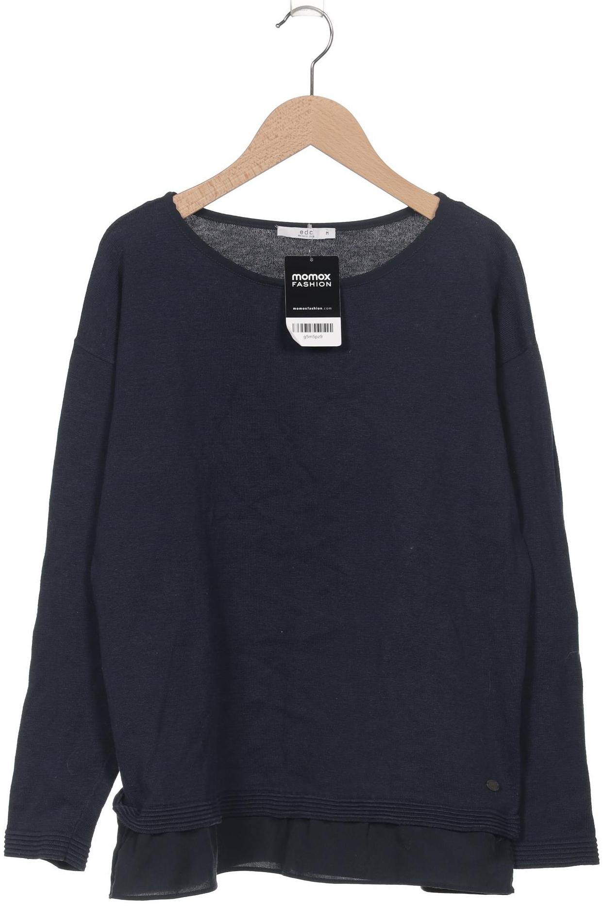 

edc by Esprit Damen Pullover, marineblau, Gr. 38