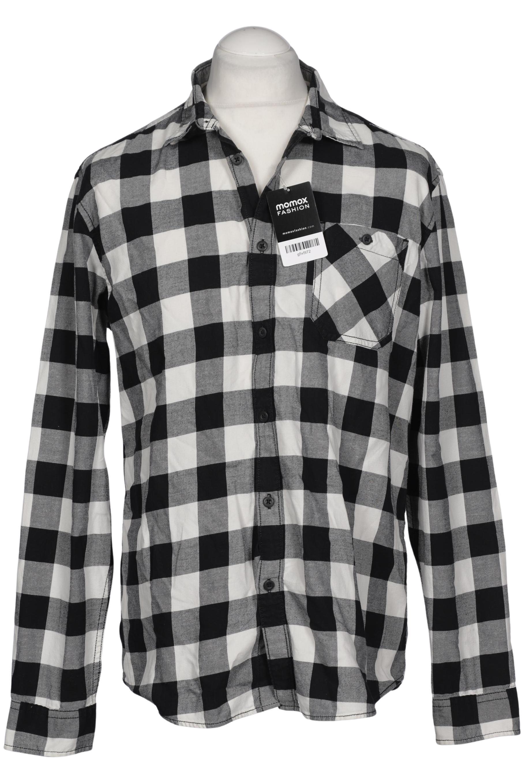 

edc by Esprit Herren Hemd, schwarz, Gr. 52