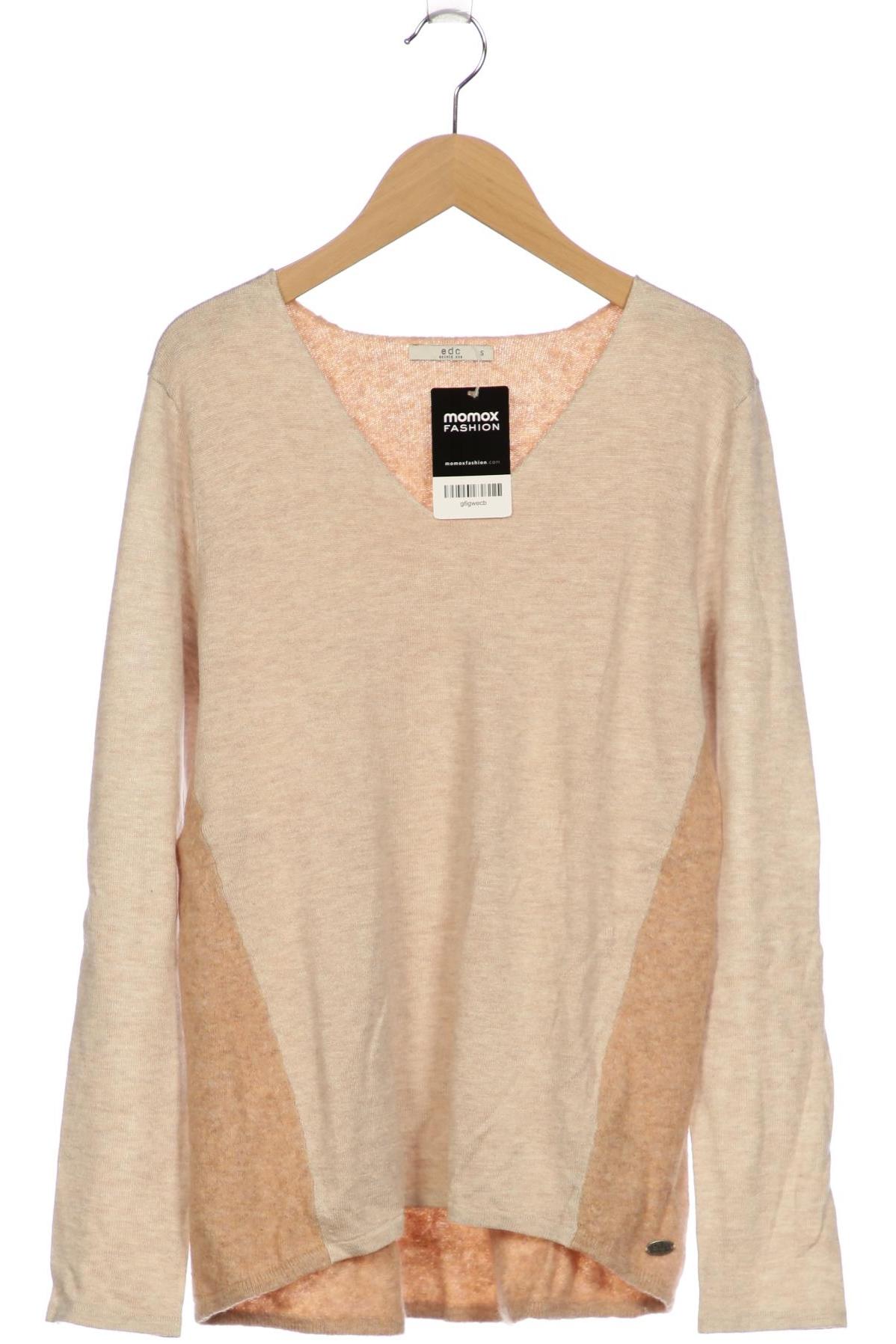 

edc by Esprit Damen Pullover, beige, Gr. 36
