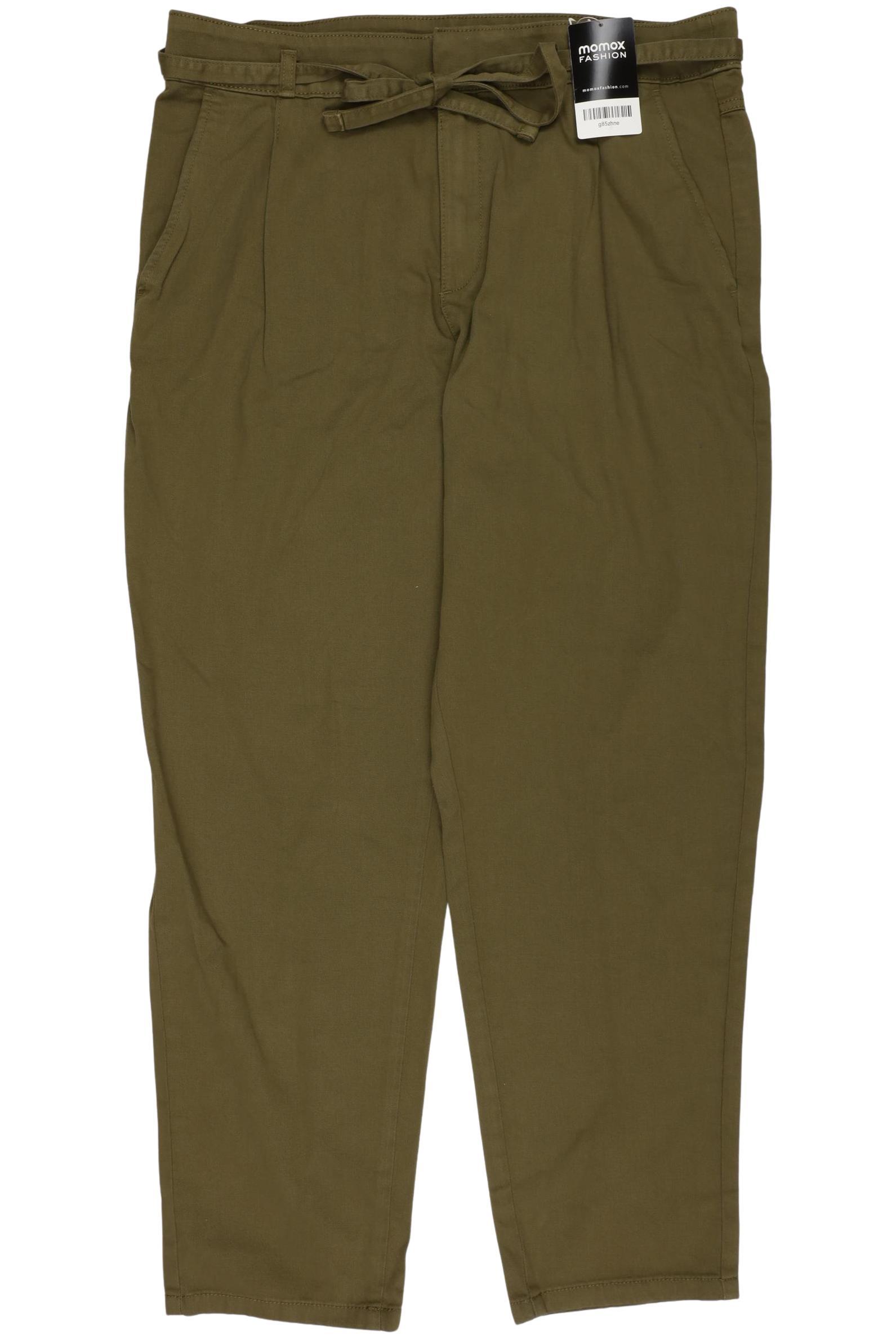 

edc by Esprit Damen Stoffhose, grün, Gr. 42