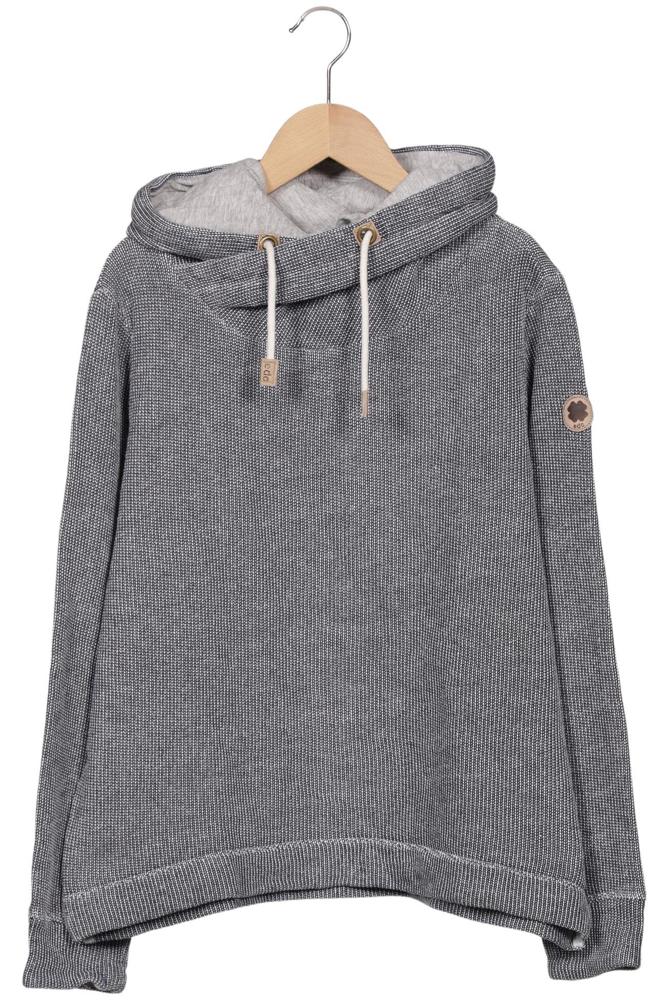 

edc by Esprit Damen Kapuzenpullover, grau, Gr. 38