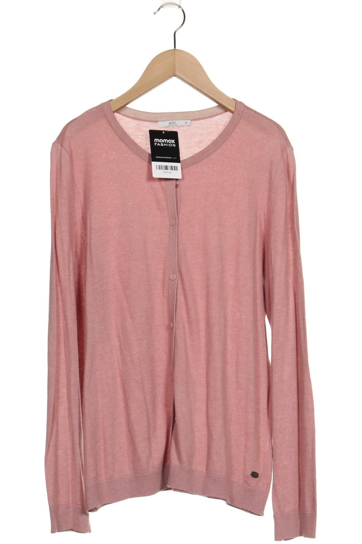 

edc by Esprit Damen Strickjacke, pink, Gr. 44