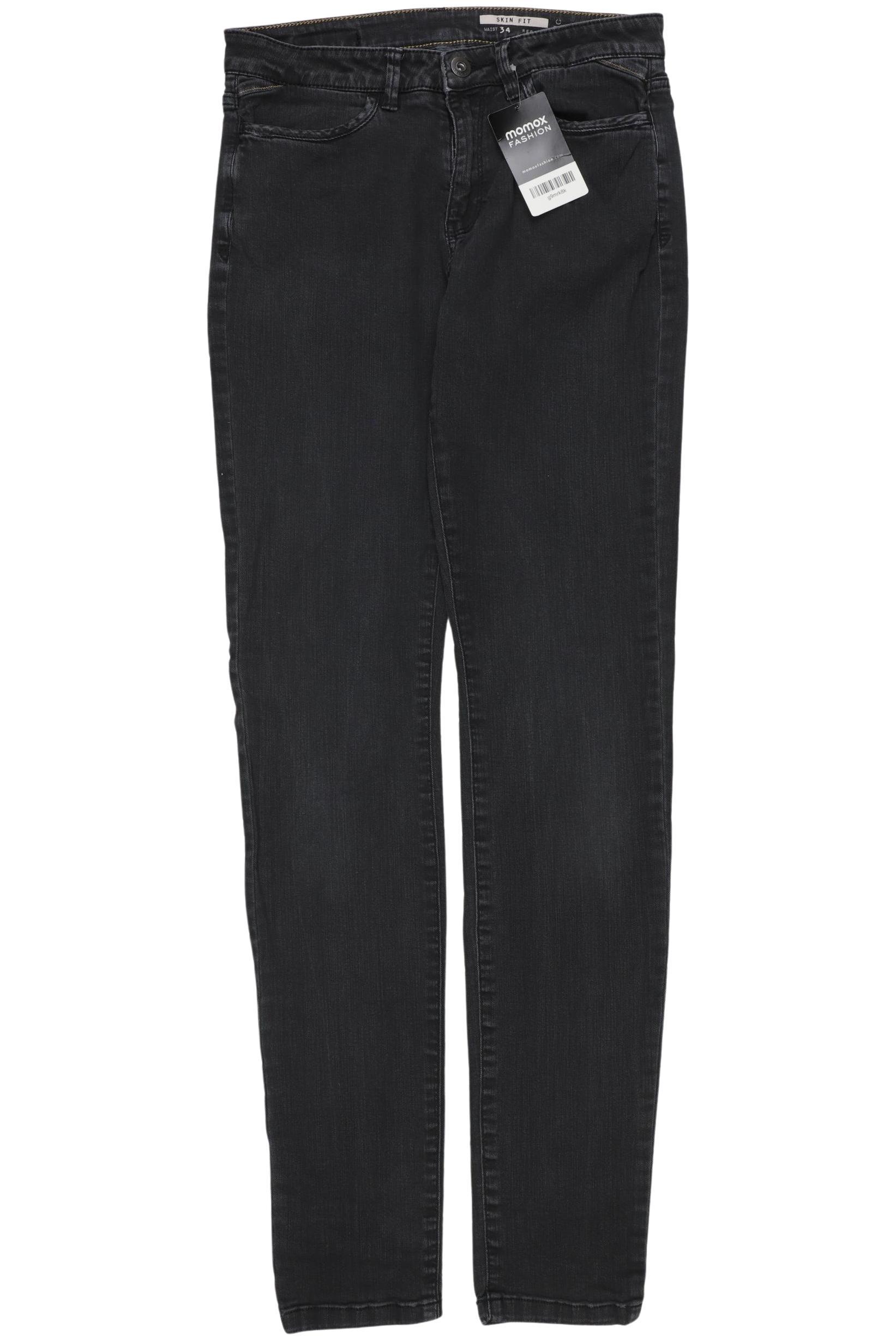 

edc by Esprit Damen Jeans, schwarz, Gr. 34