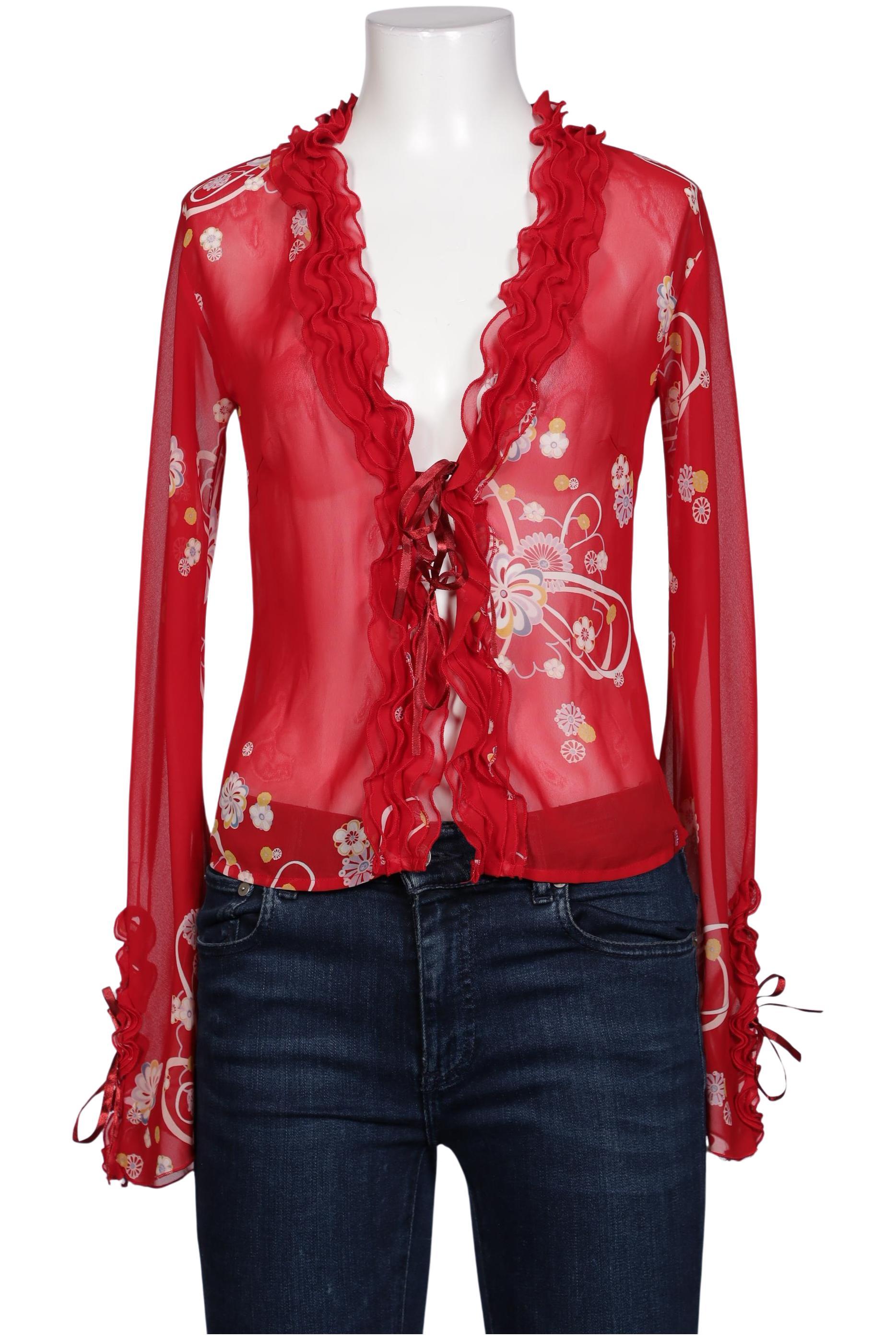 

edc by Esprit Damen Bluse, rot, Gr. 36