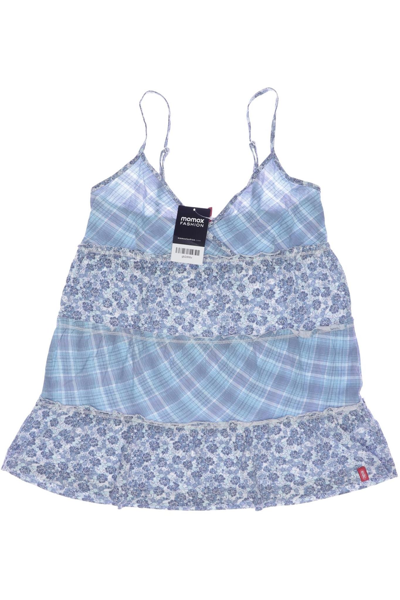 

edc by Esprit Damen Top, blau, Gr. 36