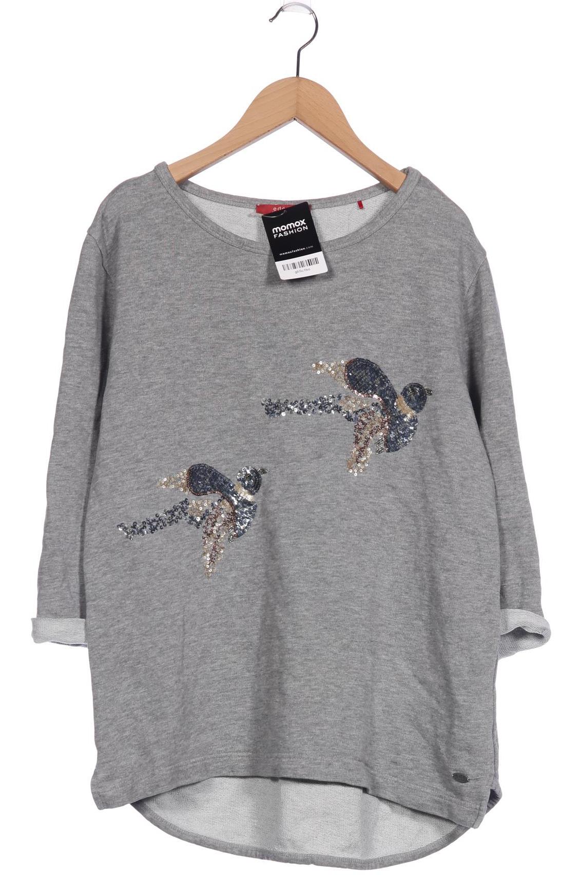 

edc by Esprit Damen Sweatshirt, grau, Gr. 36